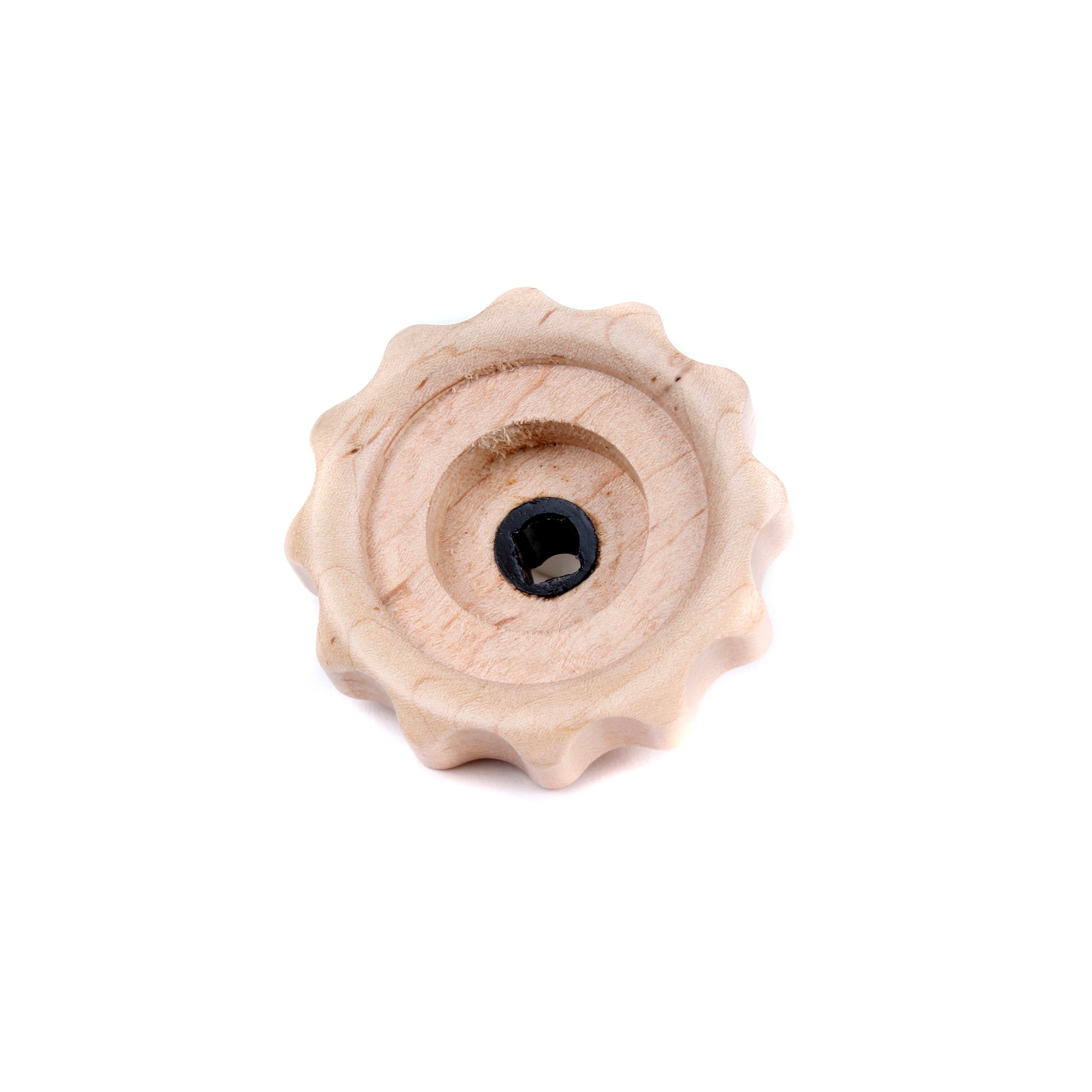 Custom Wood Steam/Water Knob - Rocket Espresso - Tiger Maple | Arnold Wood Working REKNOBTMP