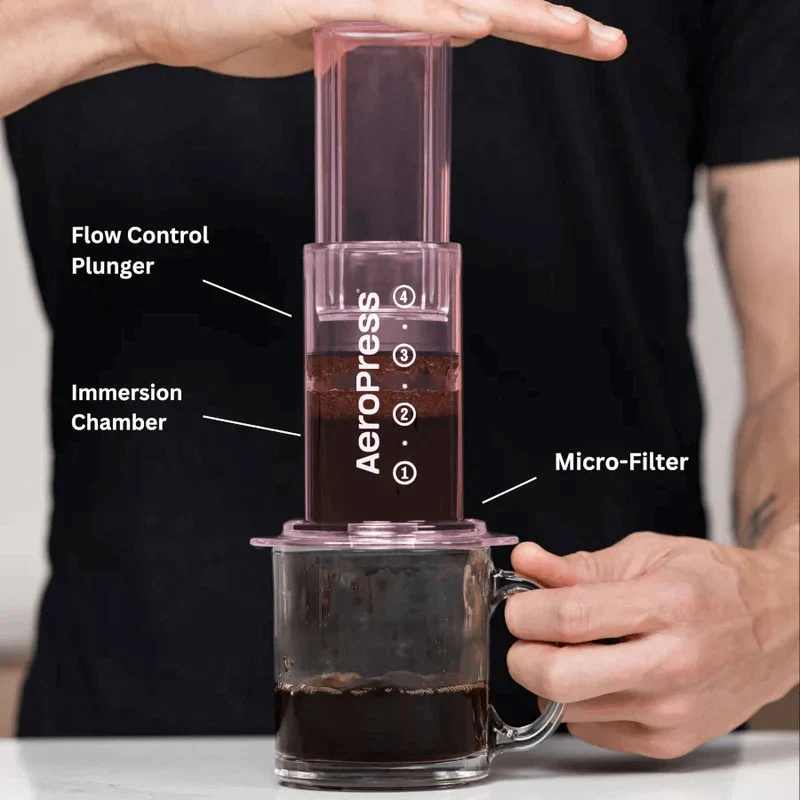 AeroPress Coffee Maker - Clear - Image 19
