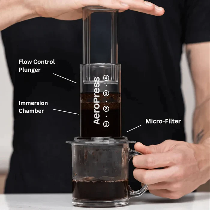 AeroPress Coffee Maker - Clear - Image 6
