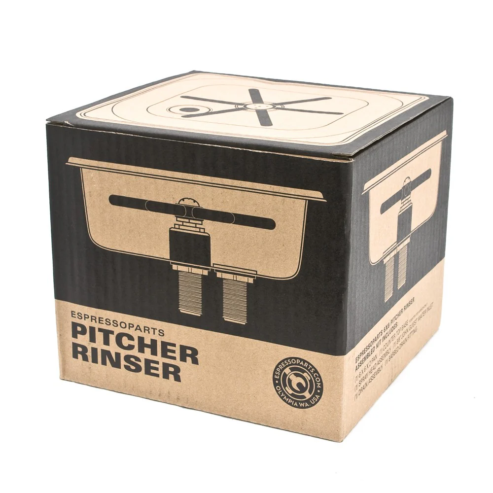 Barista Basics Counter Top Rinser - 6" x 6" x 2" Pan Size - Image 5