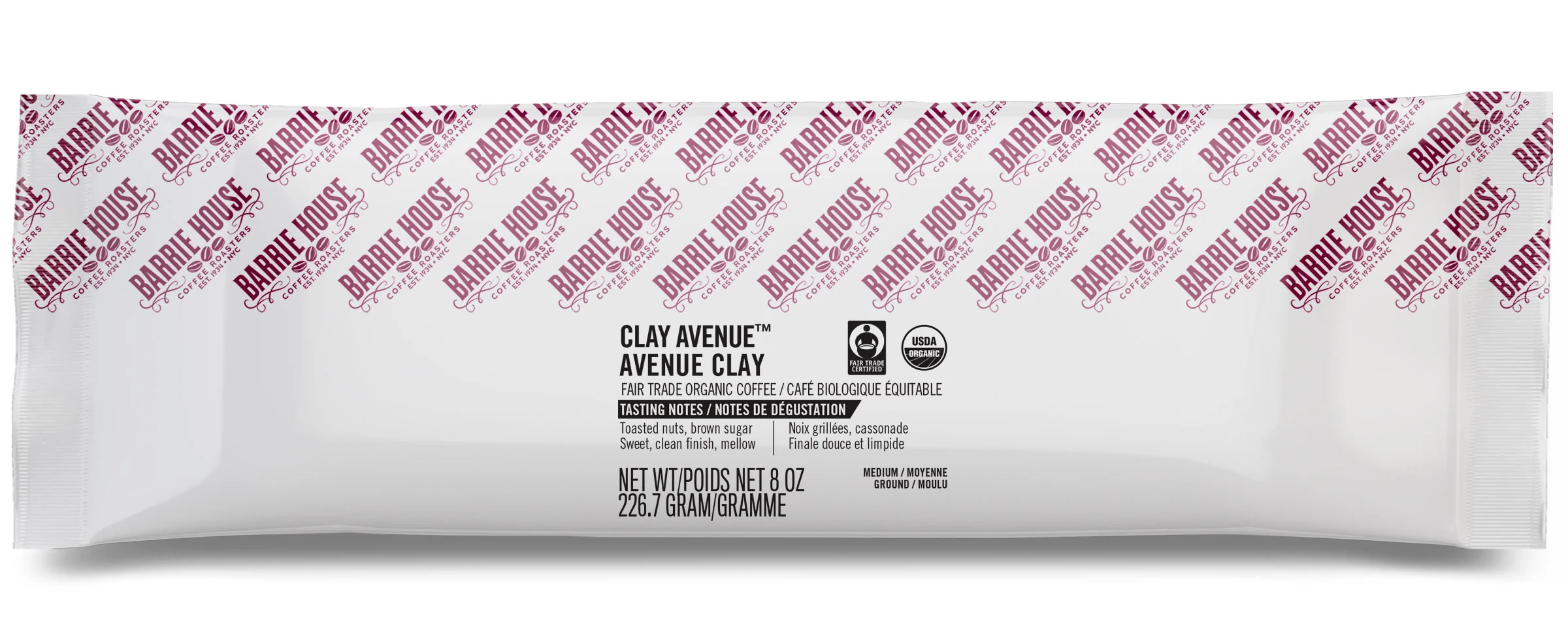 Barrie House Clay Avenue Fair Trade Organic Ground Coffee - 8oz