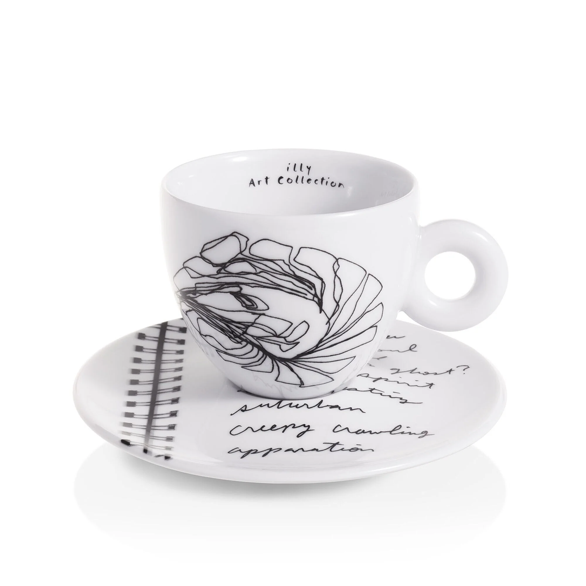 illy Art Collection Biennale 2019 Set of 4 Cappuccino Cups - Image 2