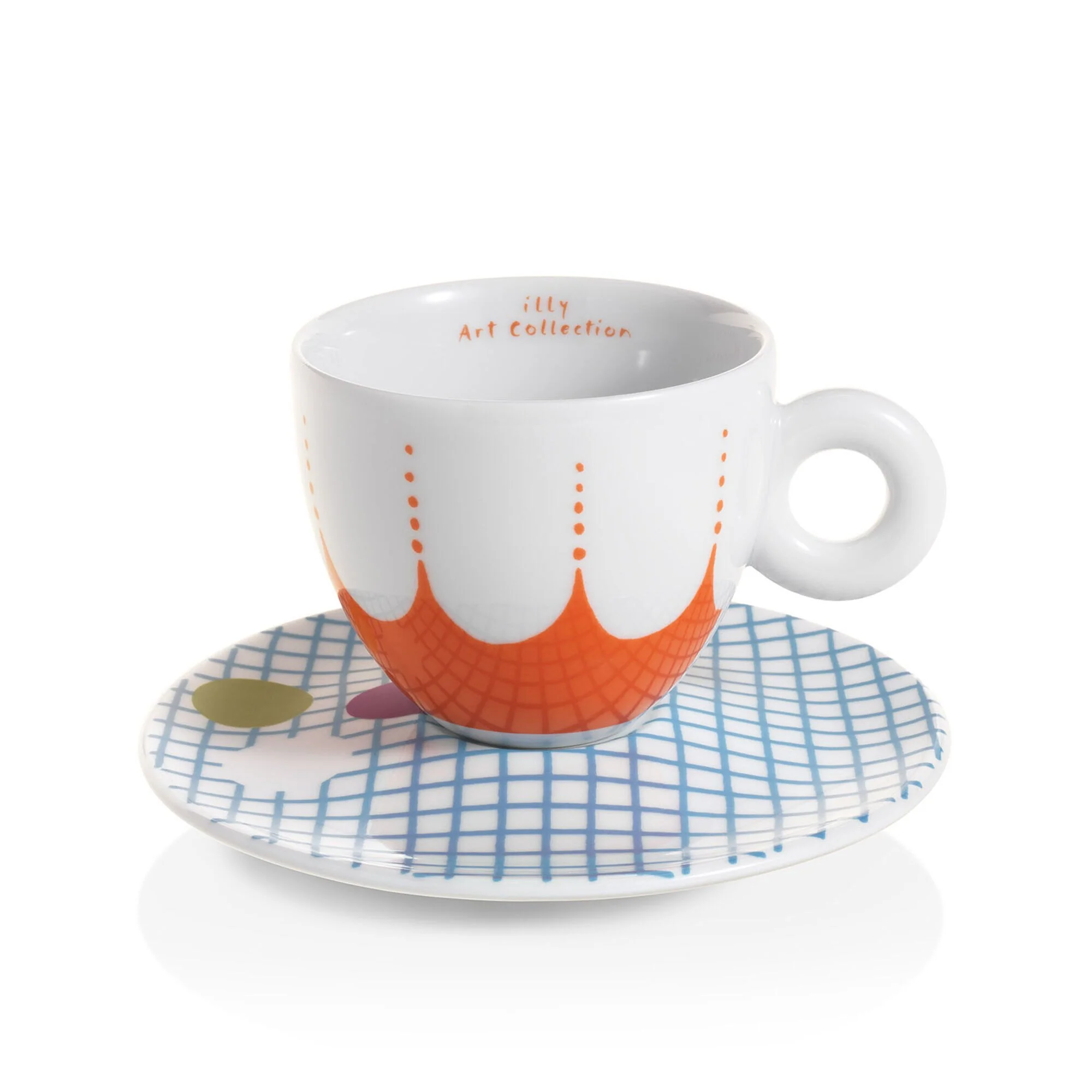 illy Art Collection Biennale 2019 Set of 4 Cappuccino Cups - Image 3