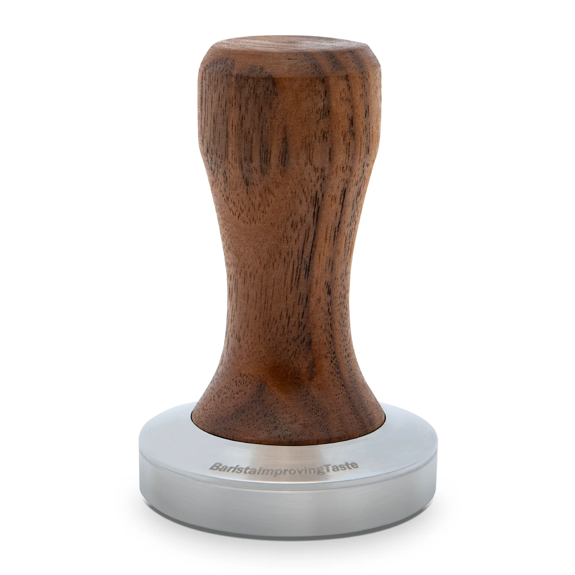 BIT 58.6mm Flat Espresso Tamper - Walnut