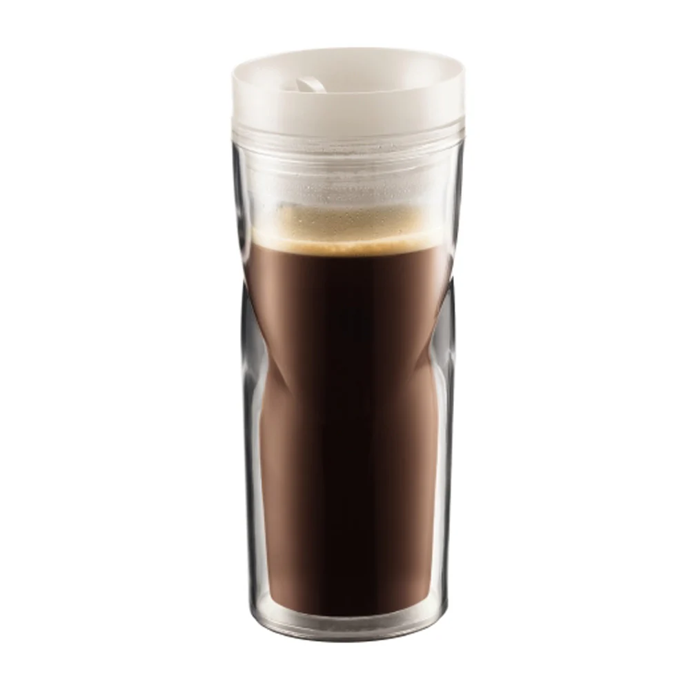 Bodum 12 oz Travel Mug in White
