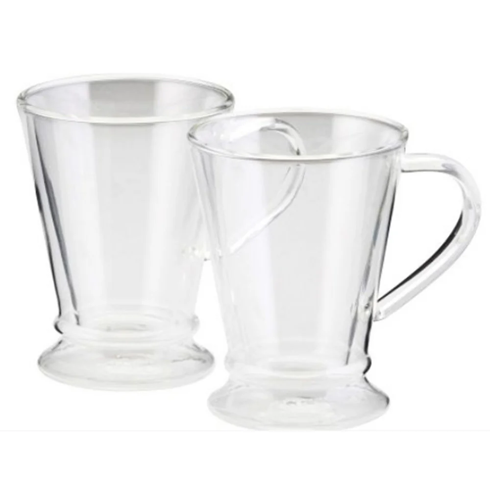 Bonjour Insulated Double-Wall Glass Coffee Mug