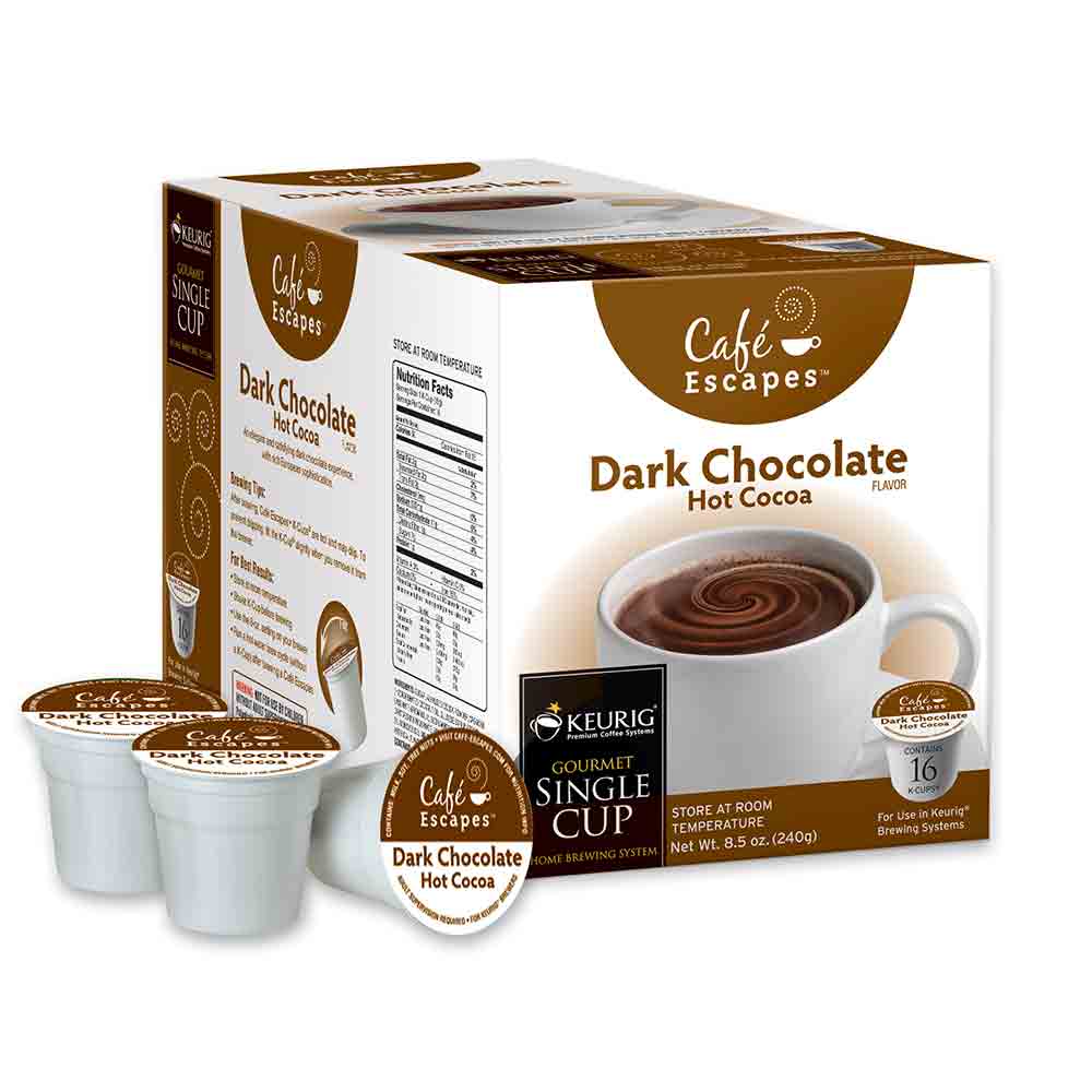 Café Escapes Dark Chocolate K-Cup® Packs