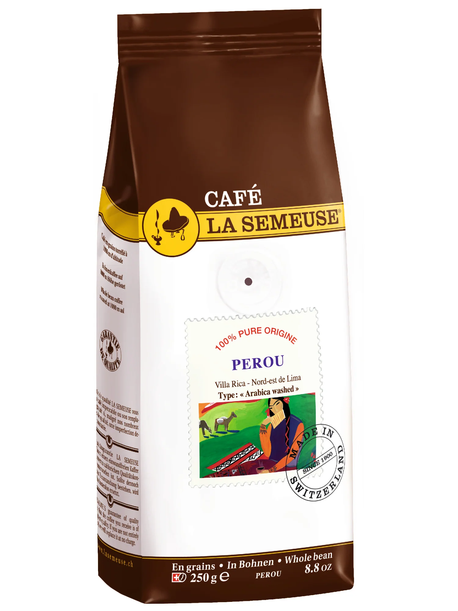 Cafe La Semeuse Perou (Pure Origins) Whole bean Coffee