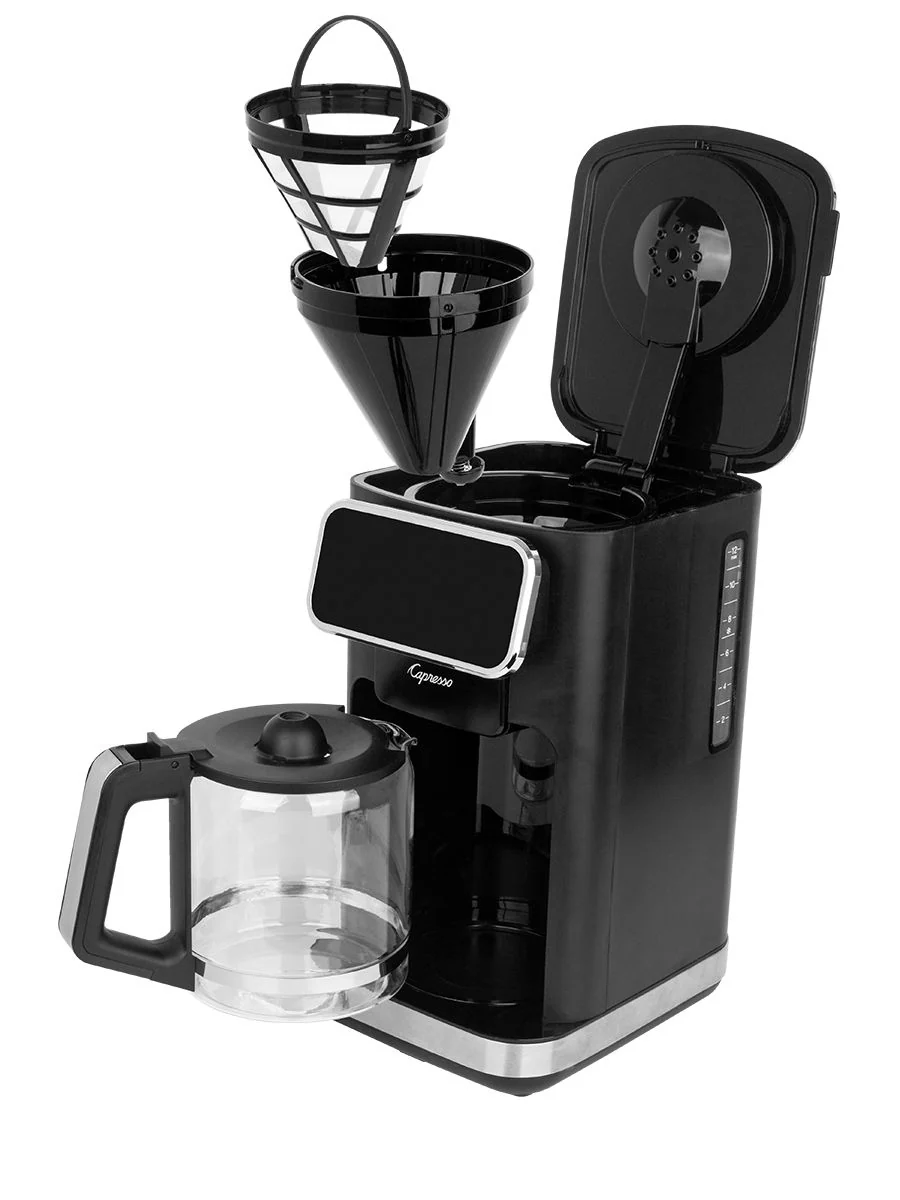 Capresso 12-Cup Touchscreen Coffee Maker with Glass Carafe - Image 12