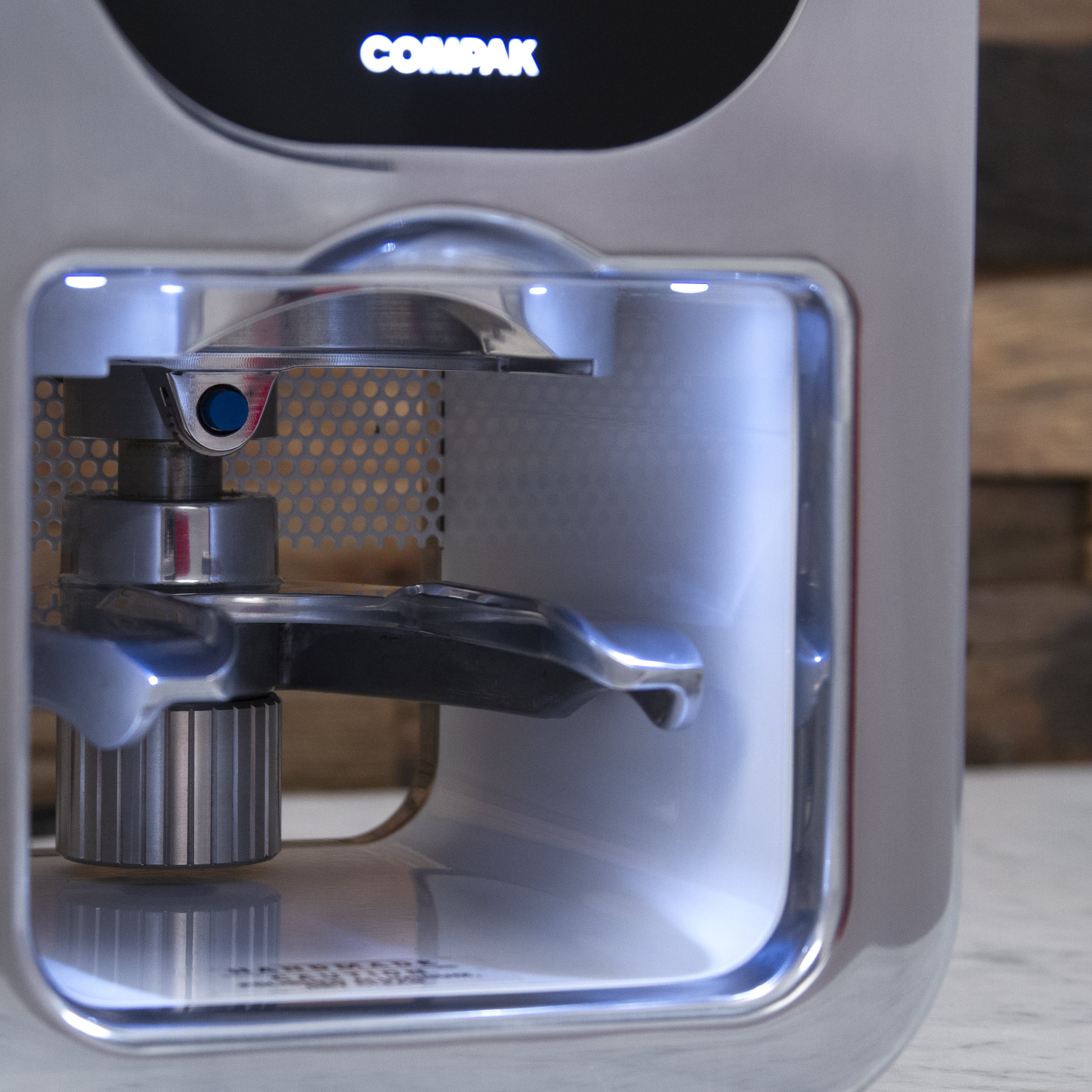 Compak Cube Automatic Tamper 58mm- Glossy White - Image 5