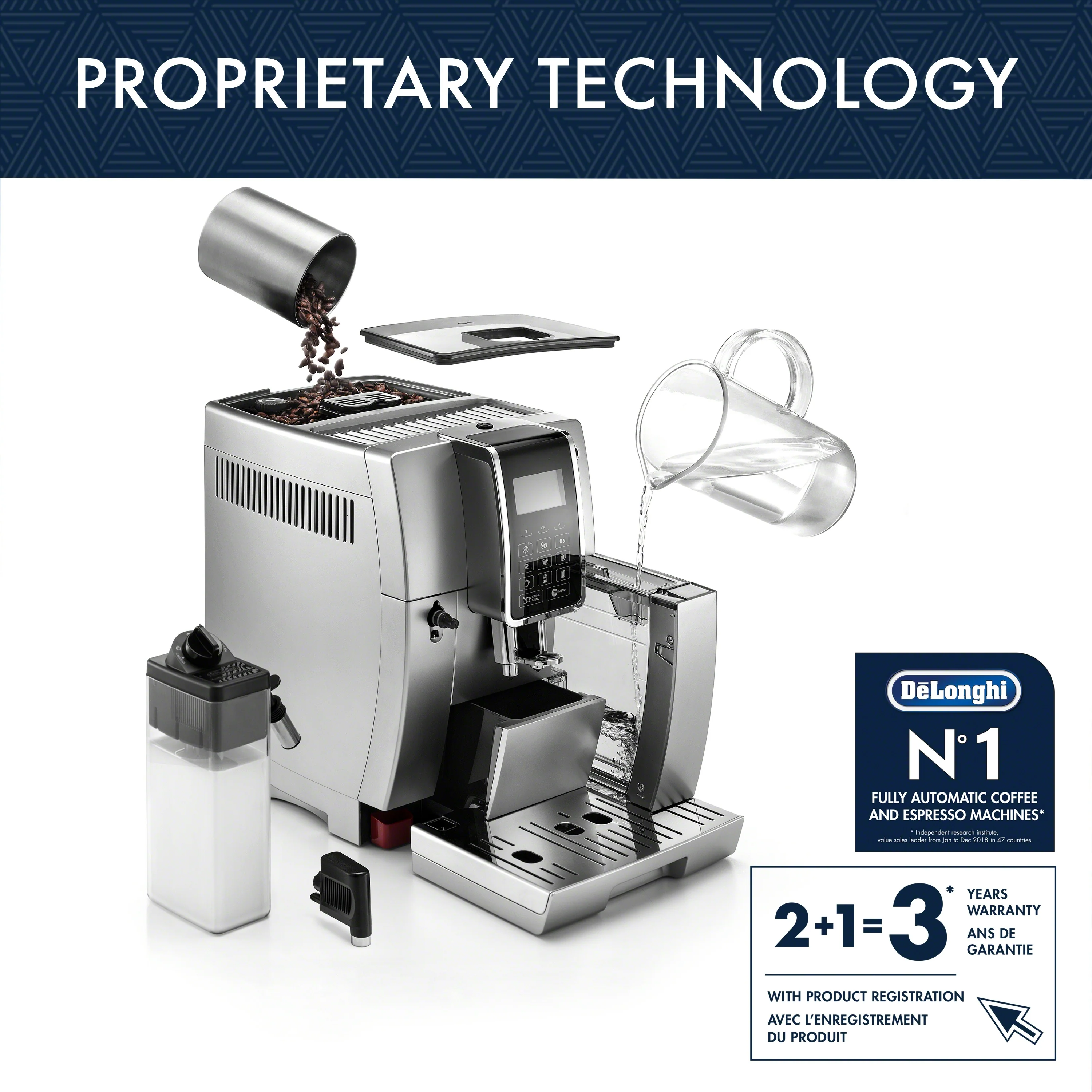 DeLonghi Dinamica LatteCrema Espresso Machine - Image 10