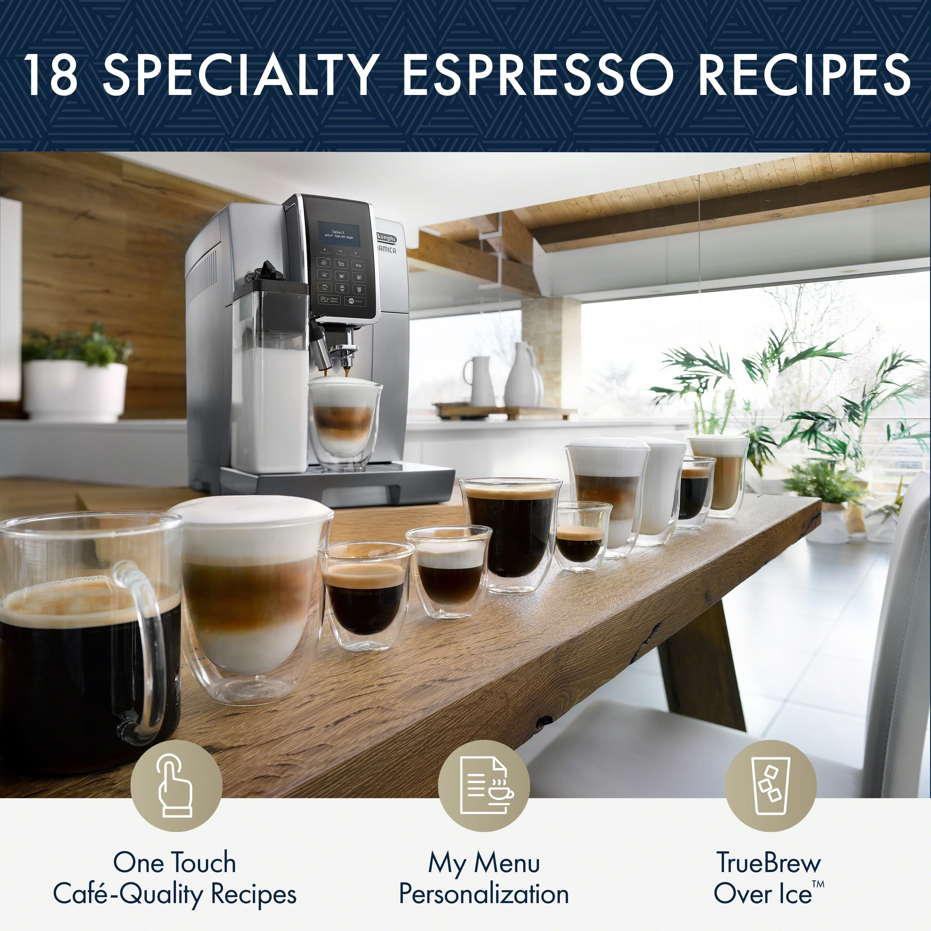 DeLonghi Dinamica LatteCrema Espresso Machine - Image 12