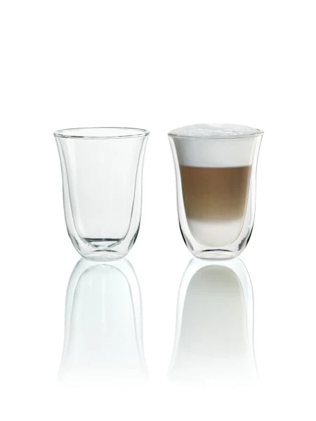 DeLonghi Double Wall Glass Latte Macchiato Cups - Image 2