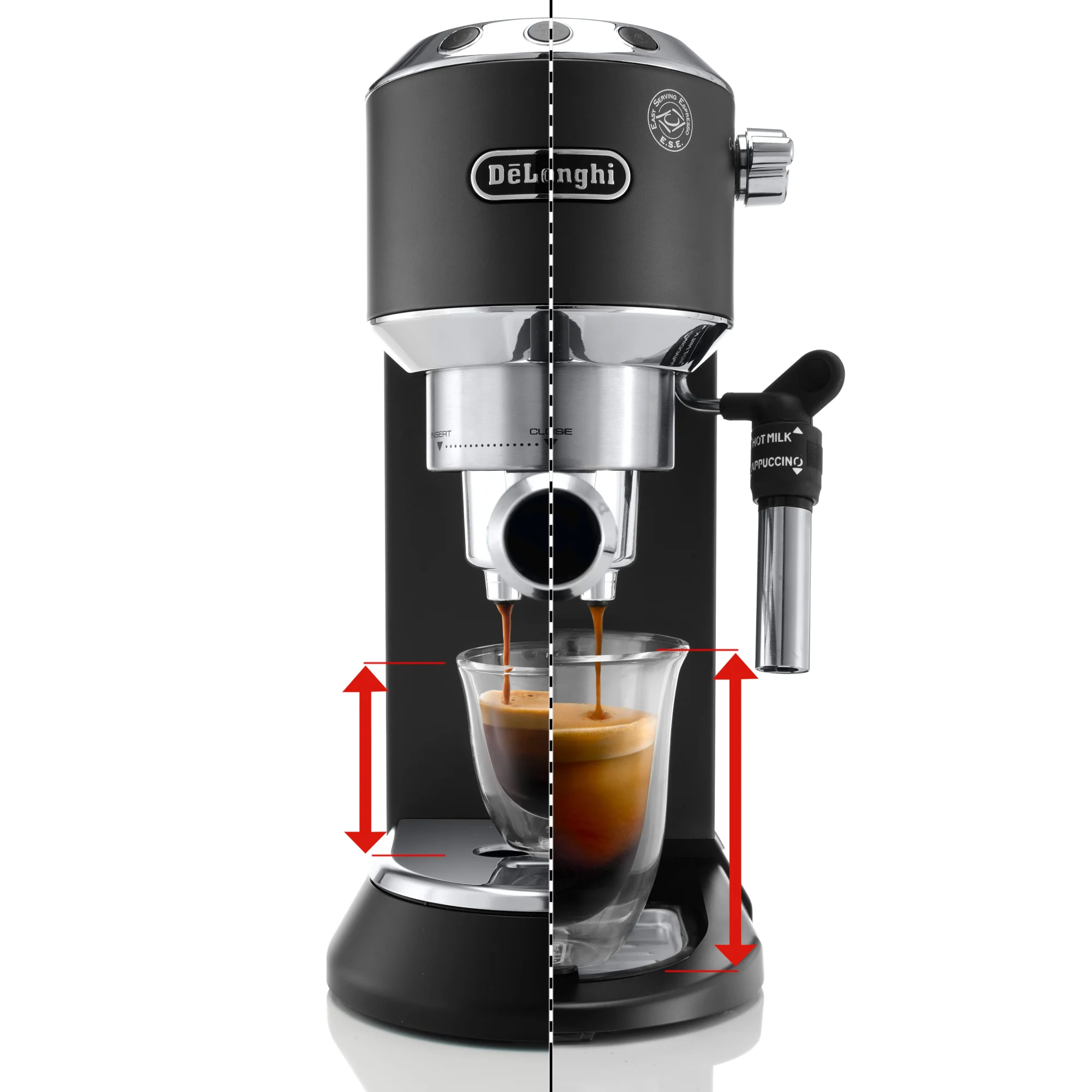 DeLonghi EC685BK Dedica Deluxe Espresso Machine - Black - Image 3