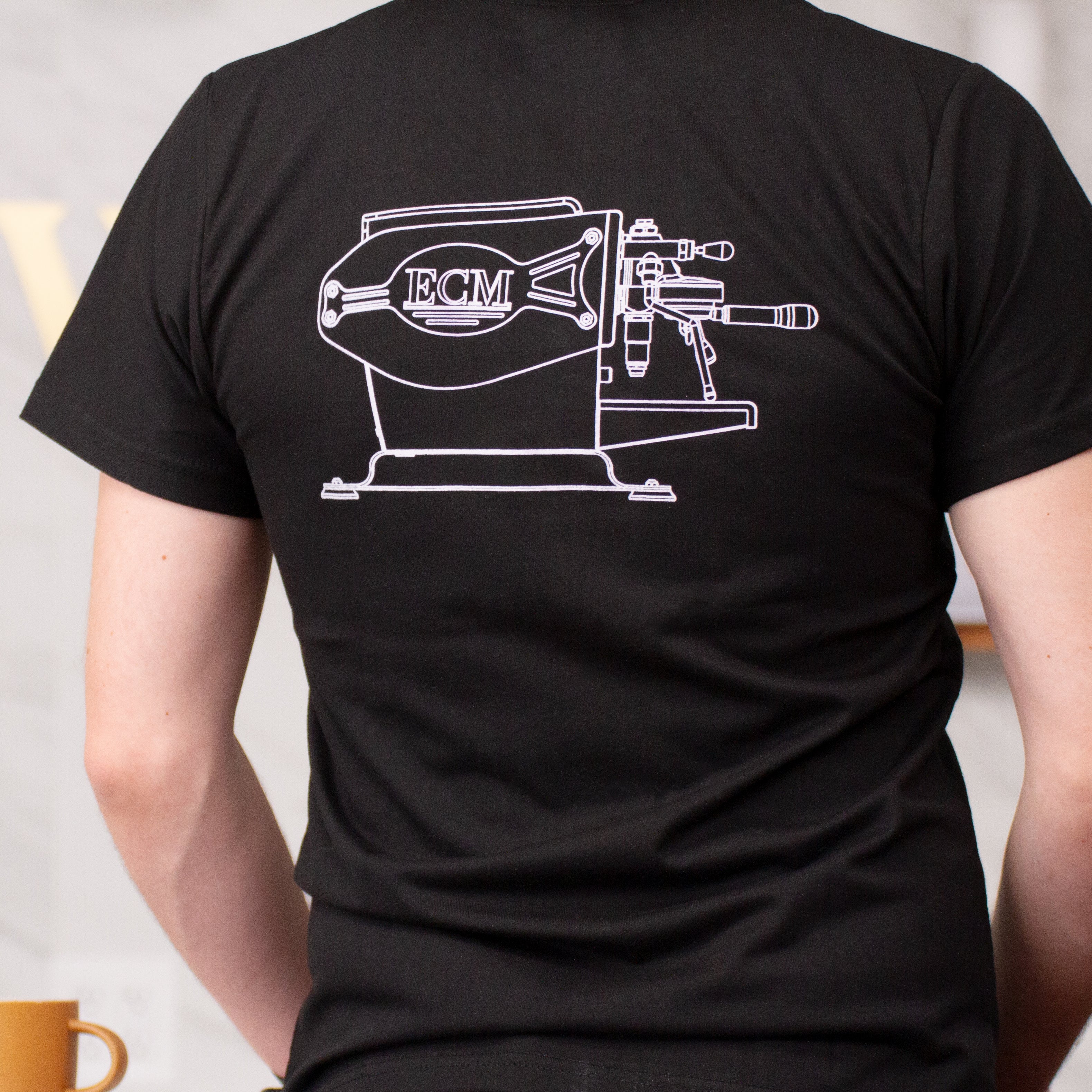 ECM Black Logo T-Shirt - Image 2