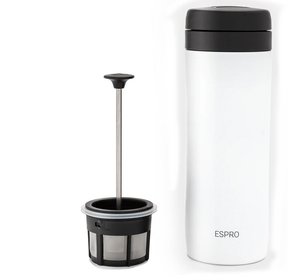 Espro P1 Travel Press for Coffee - White - Image 2