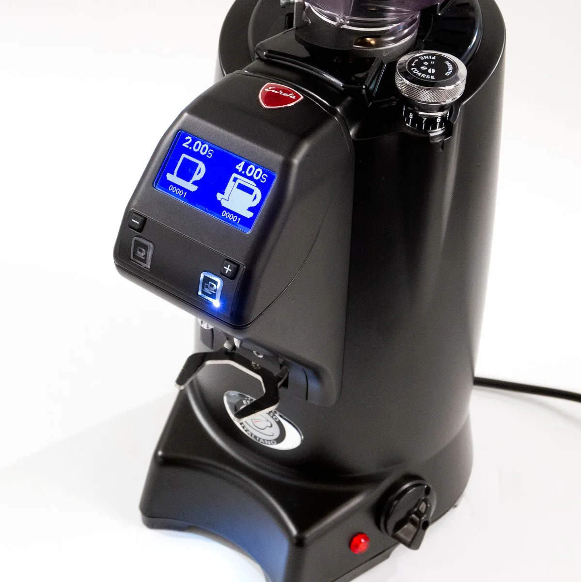 Eureka Zenith 65E High Speed Espresso Grinder in Black - Image 4