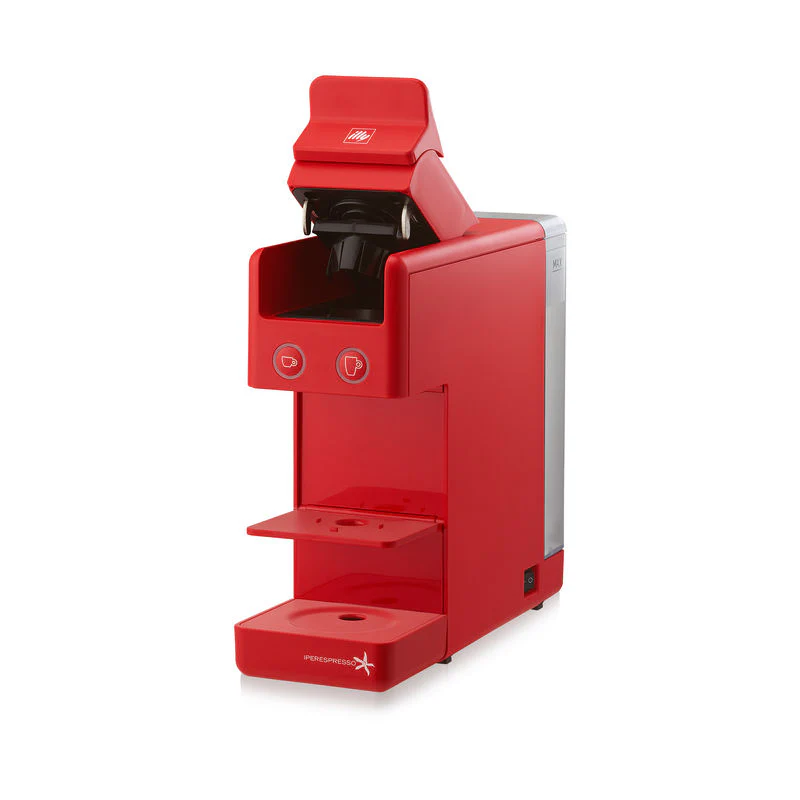 illy Y3.2 iperEspresso Espresso & Coffee Machine in Red - Image 3