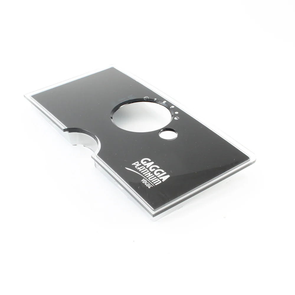 Black Front Display Plate