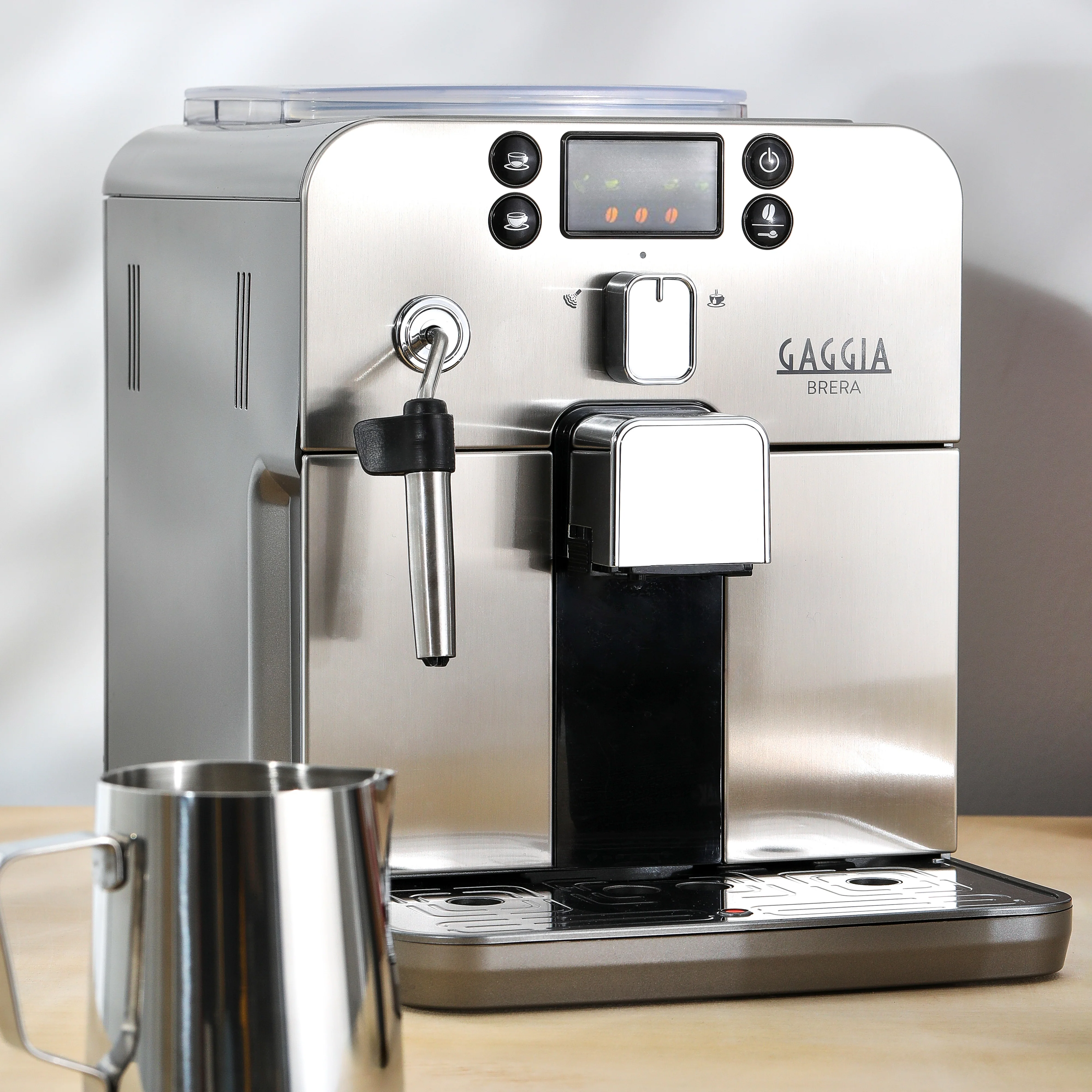 Gaggia Brera Cappuccino Espresso Machine in Silver - Image 18