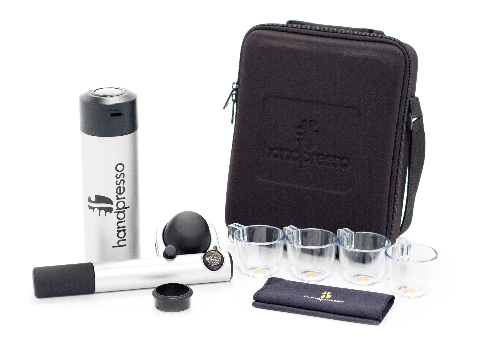 Handpresso Wild Hybrid Outdoor Set in Silver