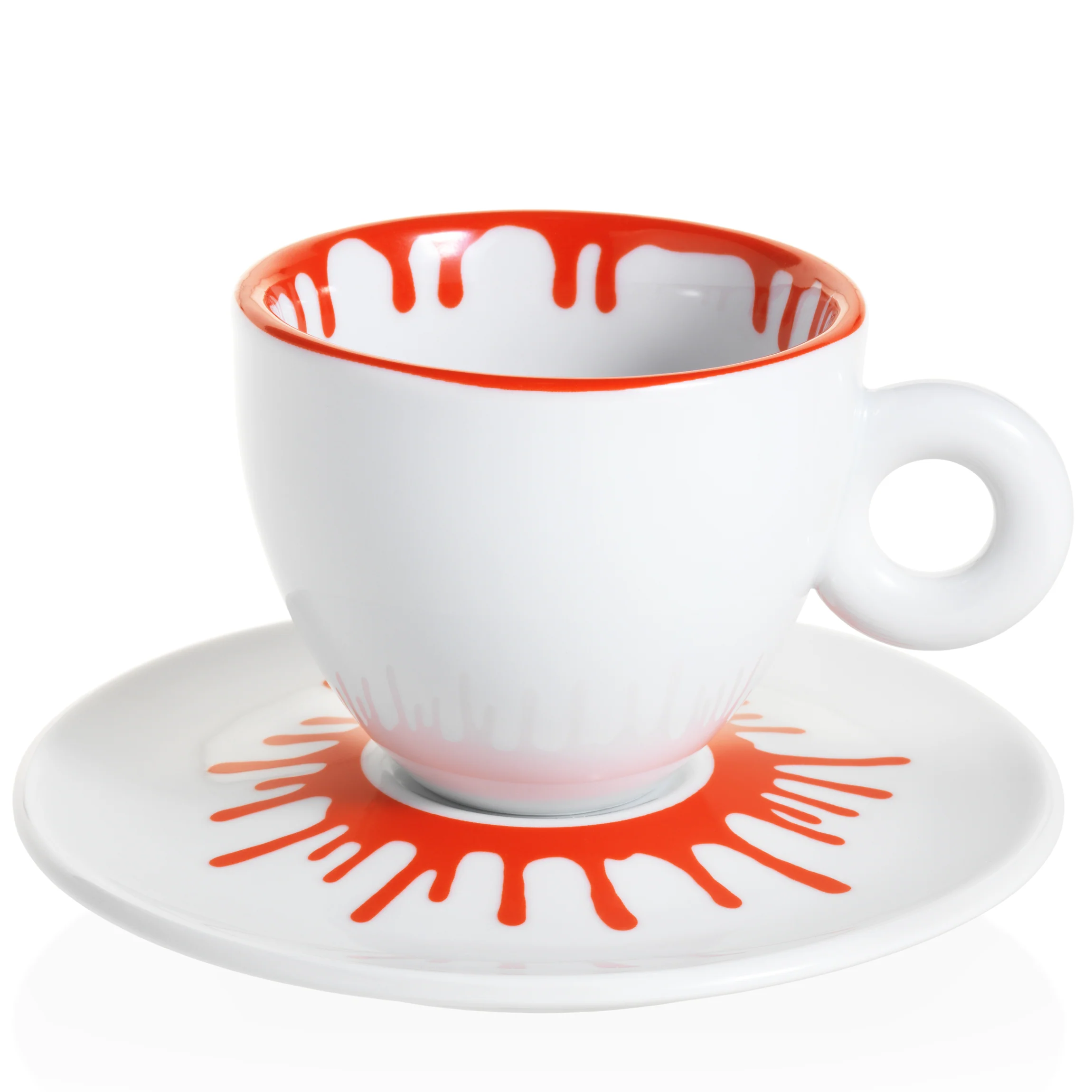 Illy Art Collection Ai Weiwei Set of 4 Cappuccino Cups - Image 9