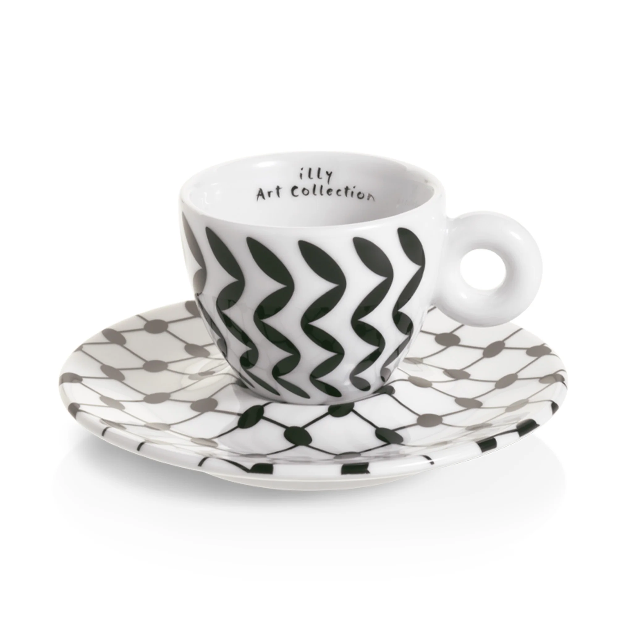 Illy Mona Hatoum Set of 6 Espresso Cups and Saucers - Image 5