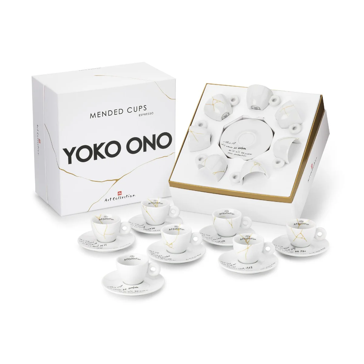 Illy Yoko Ono MENDED Cups Collection