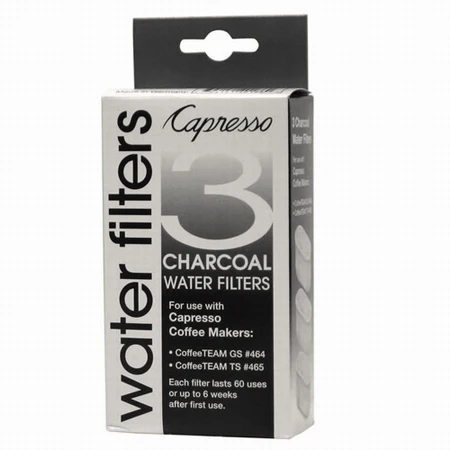 Capresso Charcoal Water Filters for CoffeeTEAM GS & TS
