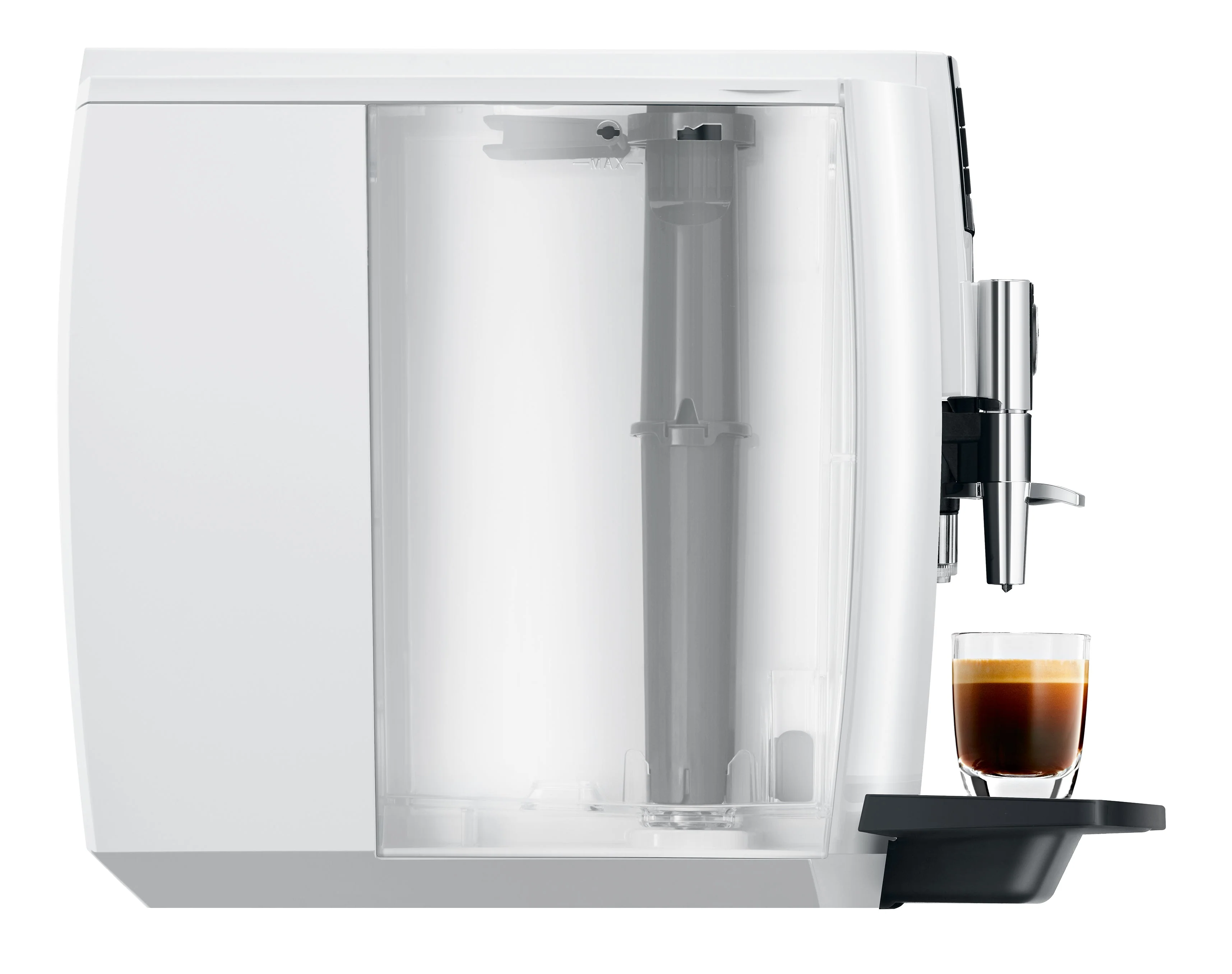 JURA E6 Automatic Espresso Machine in Piano White (NAA) - PRE 2023 - Image 3