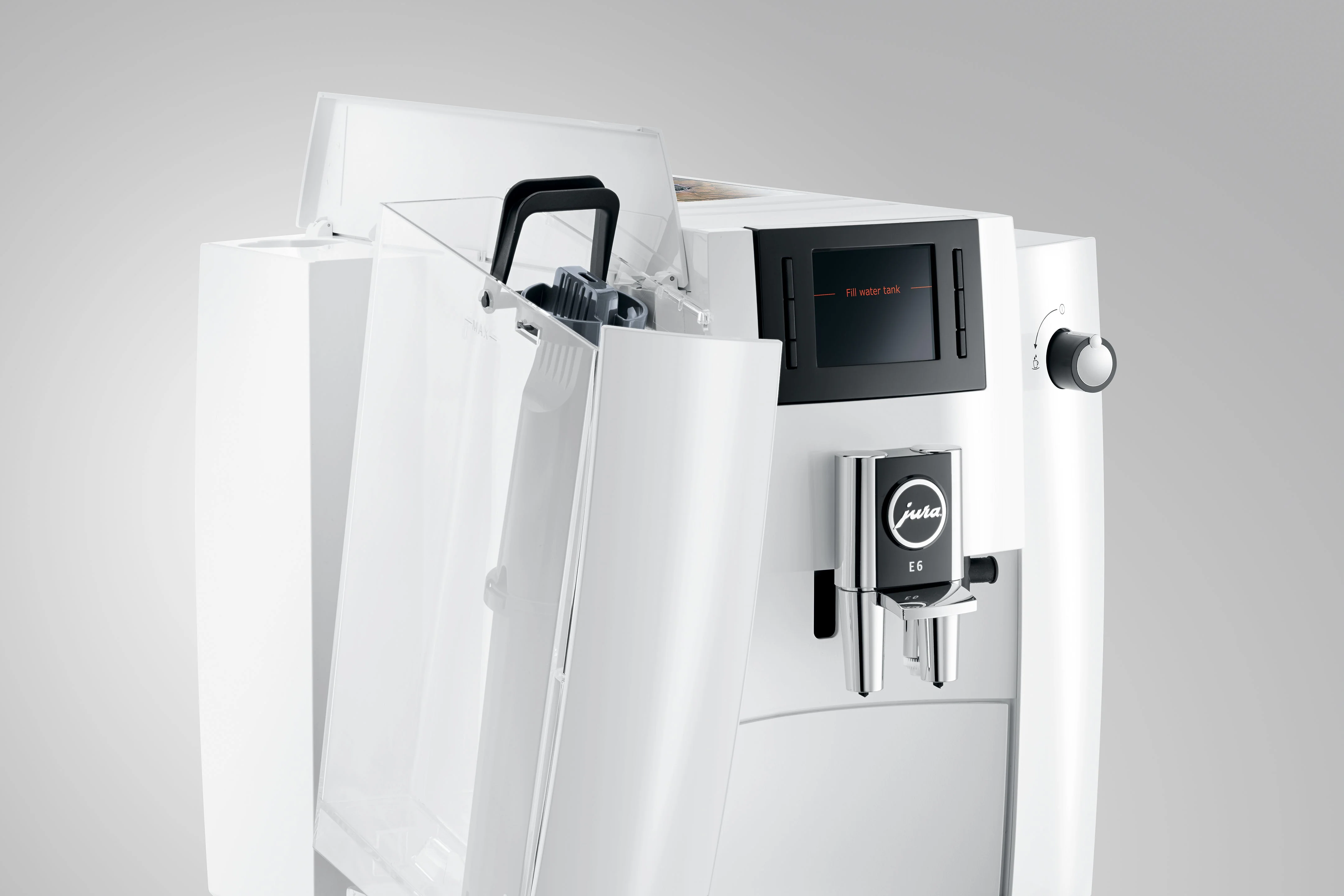 JURA E6 Automatic Espresso Machine in Piano White (NAA) - PRE 2023 - Image 5