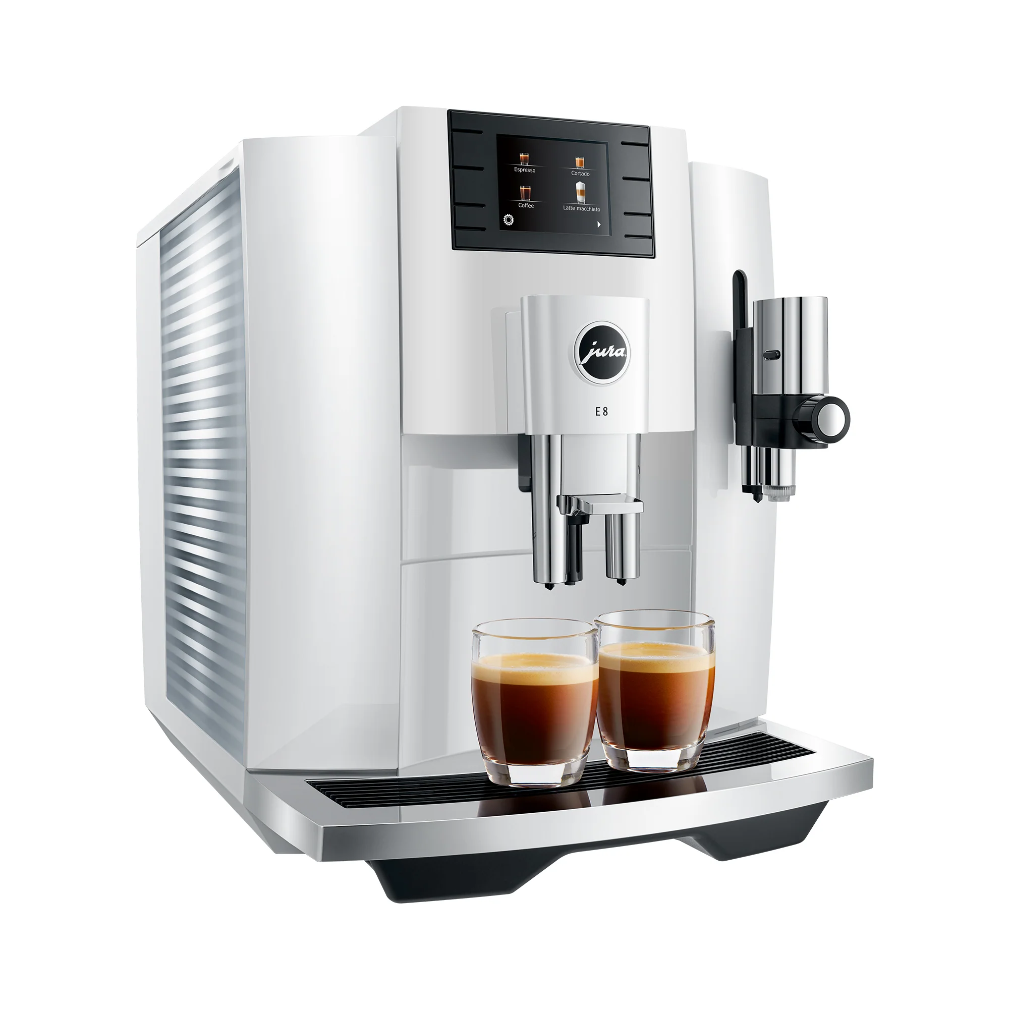 JURA E8 Espresso Machine - Piano White (NAA) - Image 3
