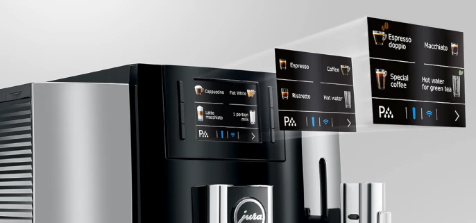 JURA E8 Espresso Machine - Chrome - Image 8