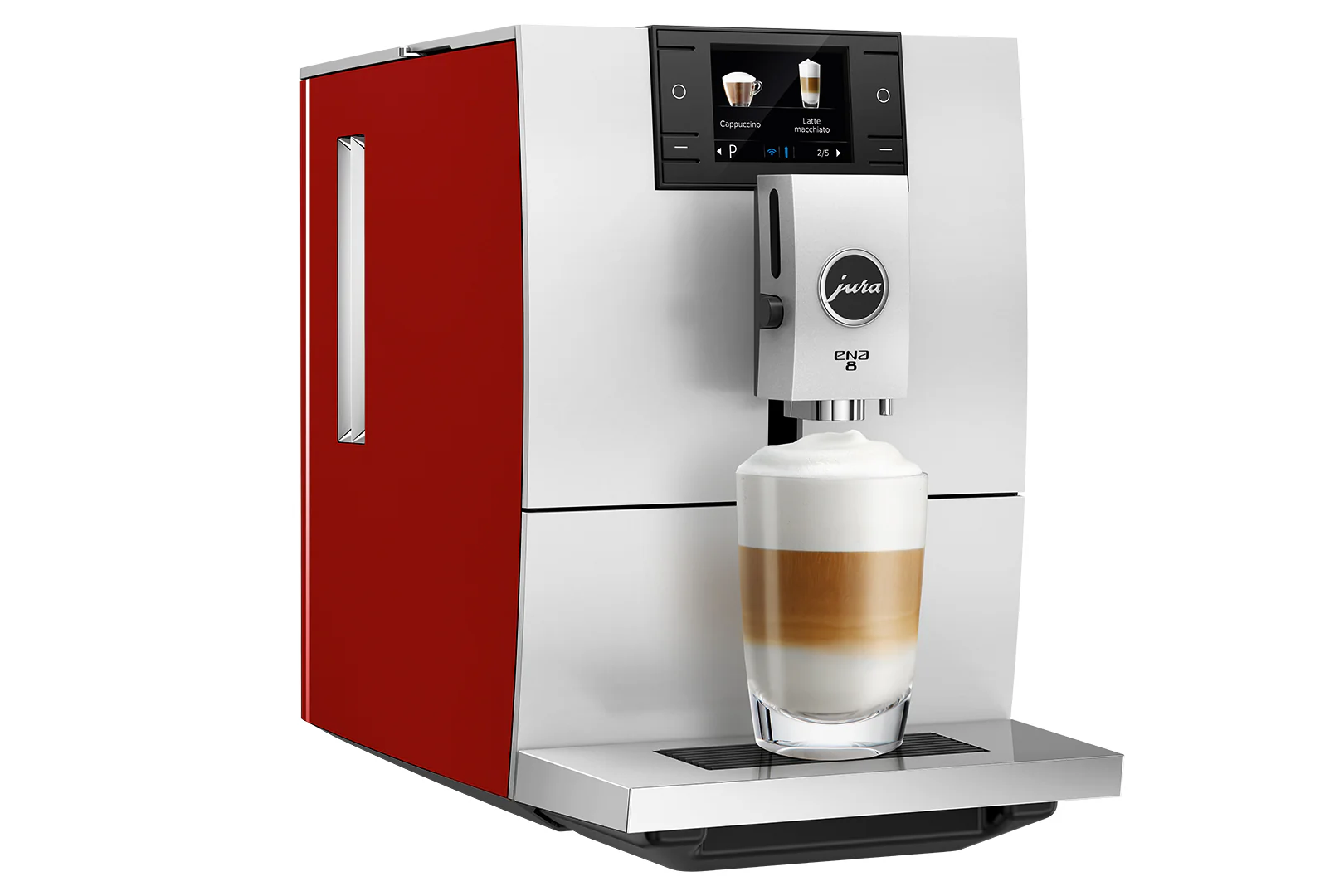 JURA ENA 8 Espresso Machine - Red - Image 4