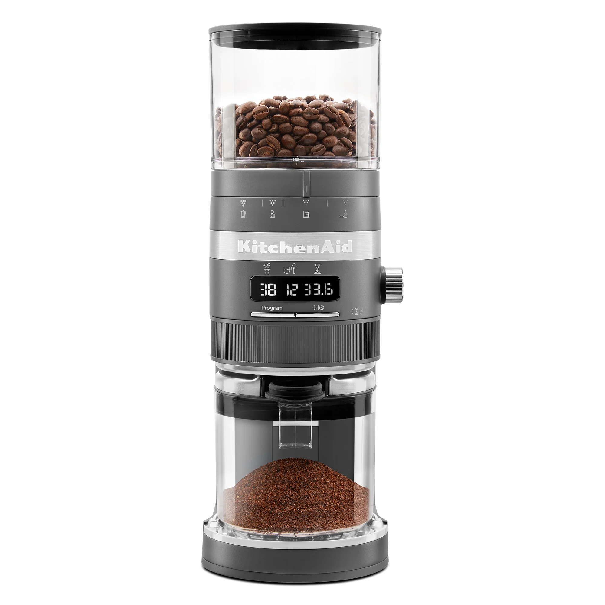 KitchenAid® Burr Grinder - Matte Charcoal Gray - Image 3