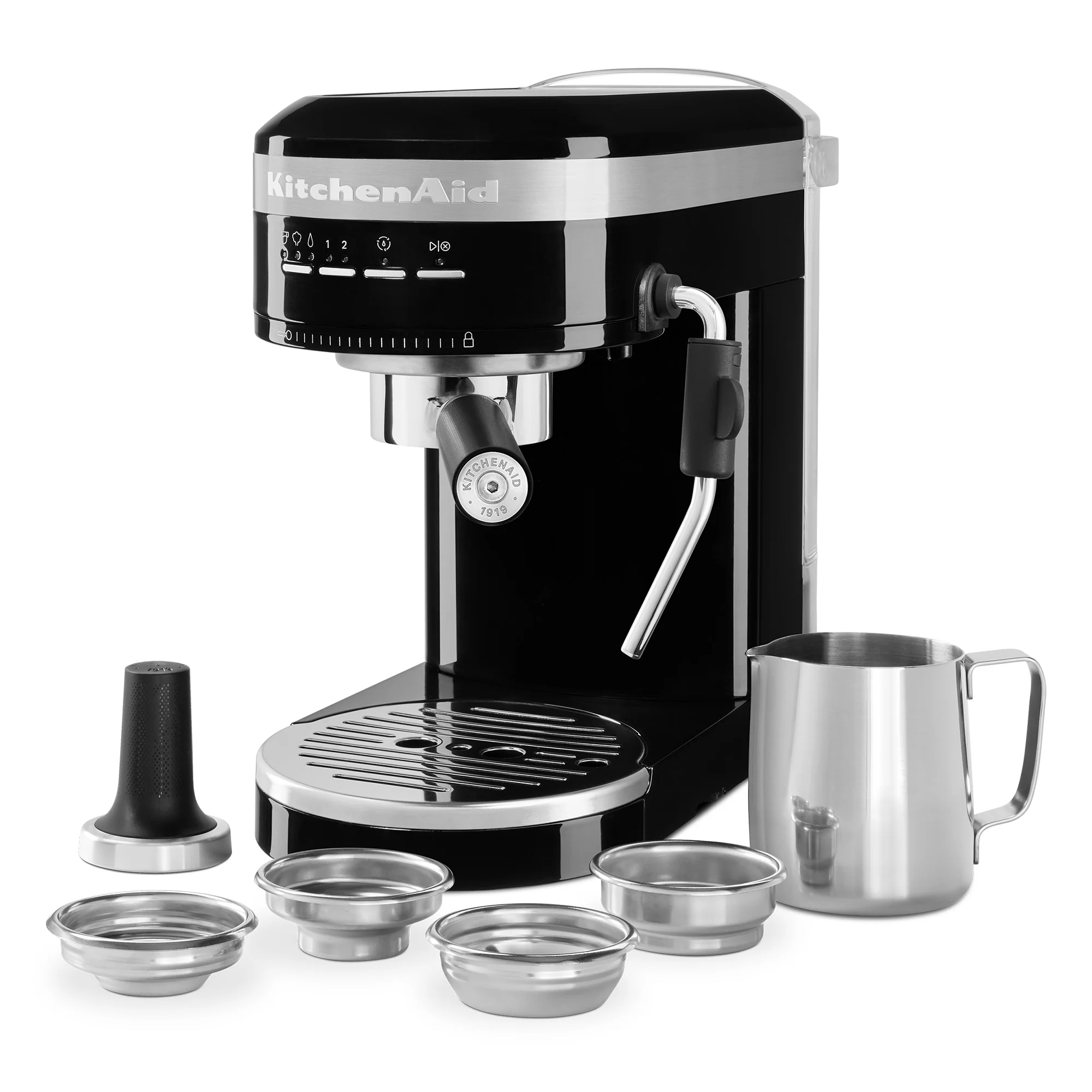 KitchenAid® Semi-Automatic Espresso Machine - Onyx Black - Image 2