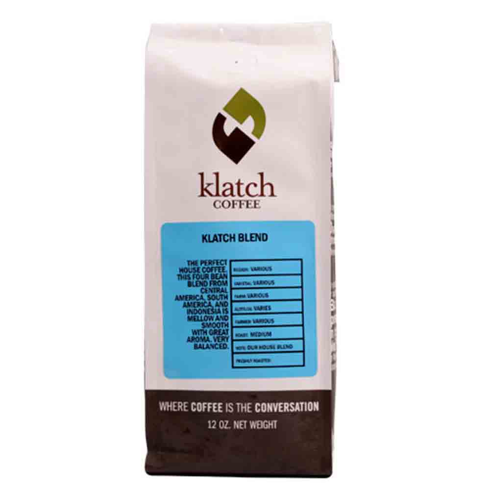 Klatch Coffee House Blend 12oz Whole Bean - DISCONTINUED