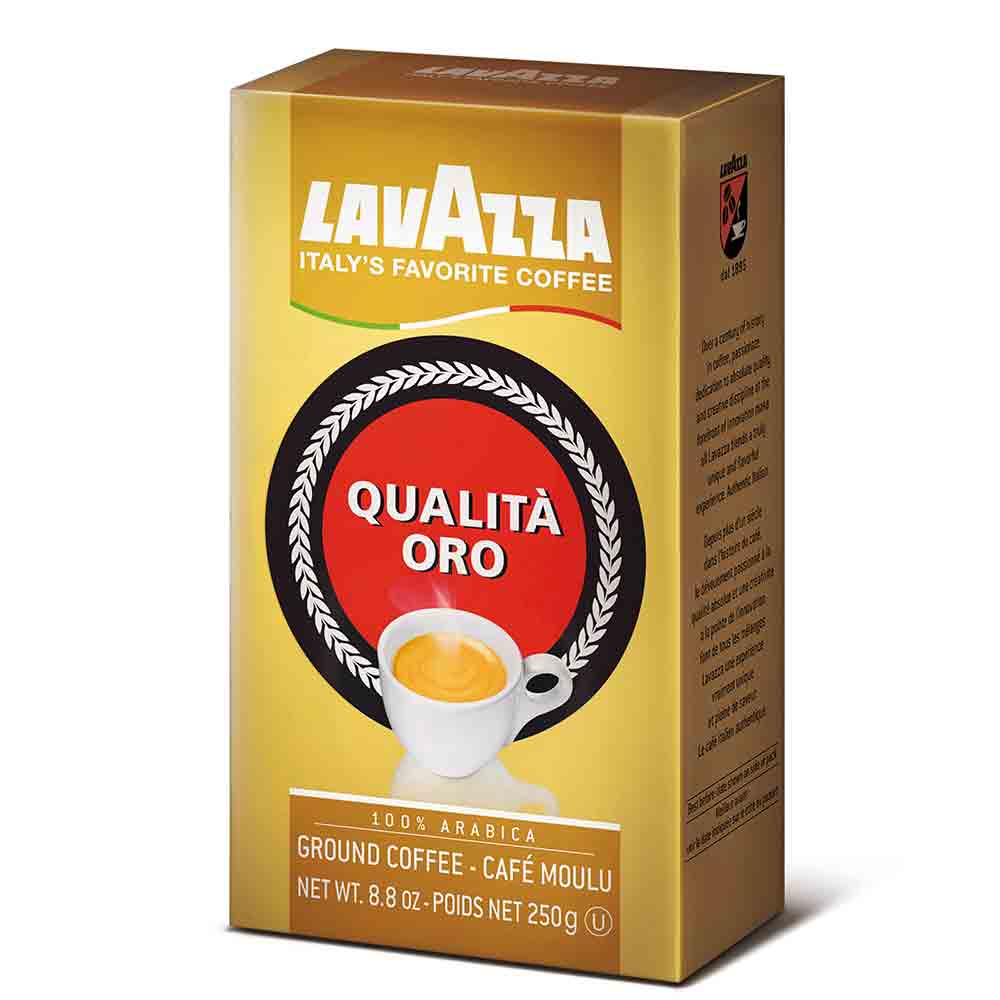Lavazza Qualita Oro 100% Arabica Medium Roast Ground Coffee