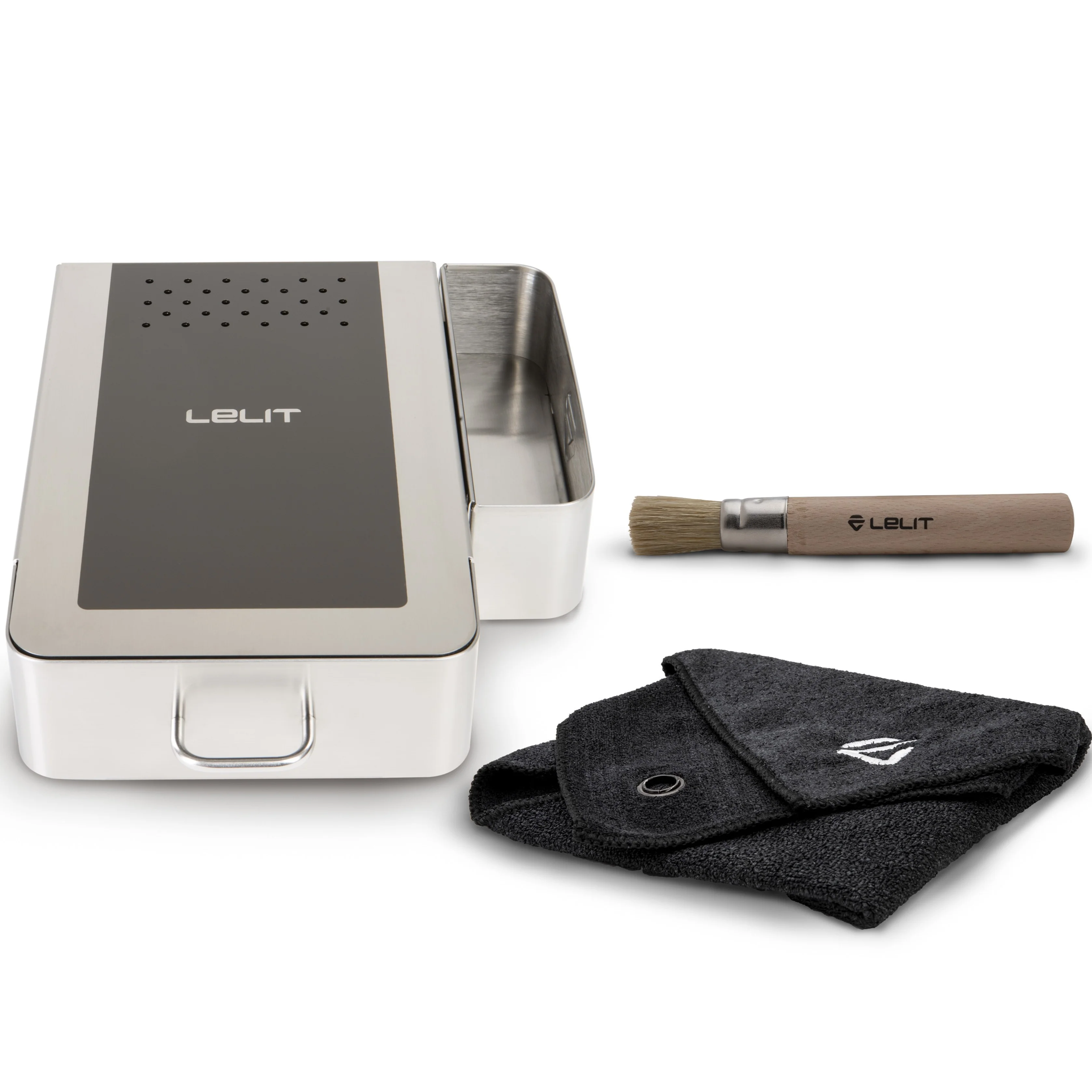 Lelit Knock Box Drawer with Cloth and Brush