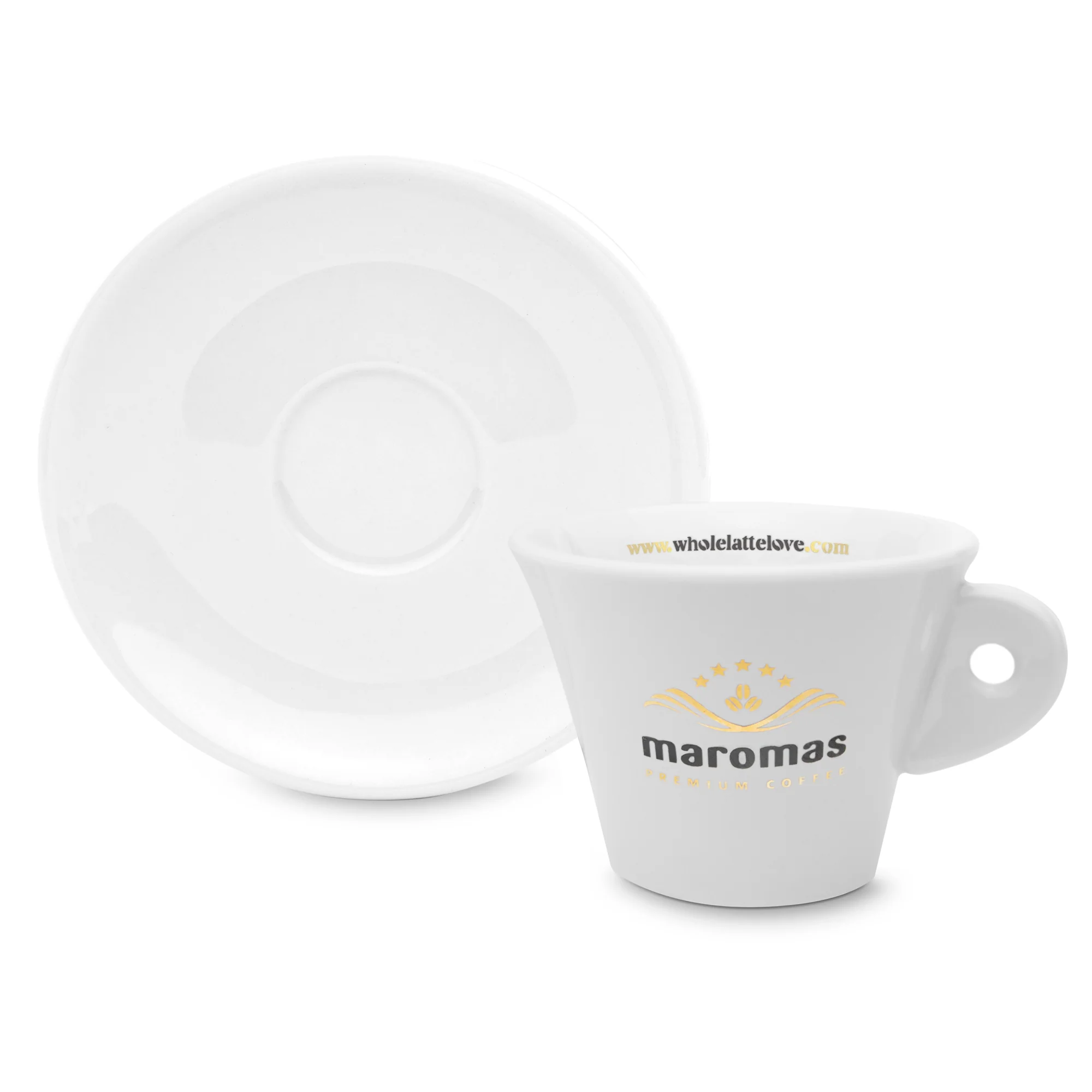 Maromas Espresso Cup and Saucer - Image 2