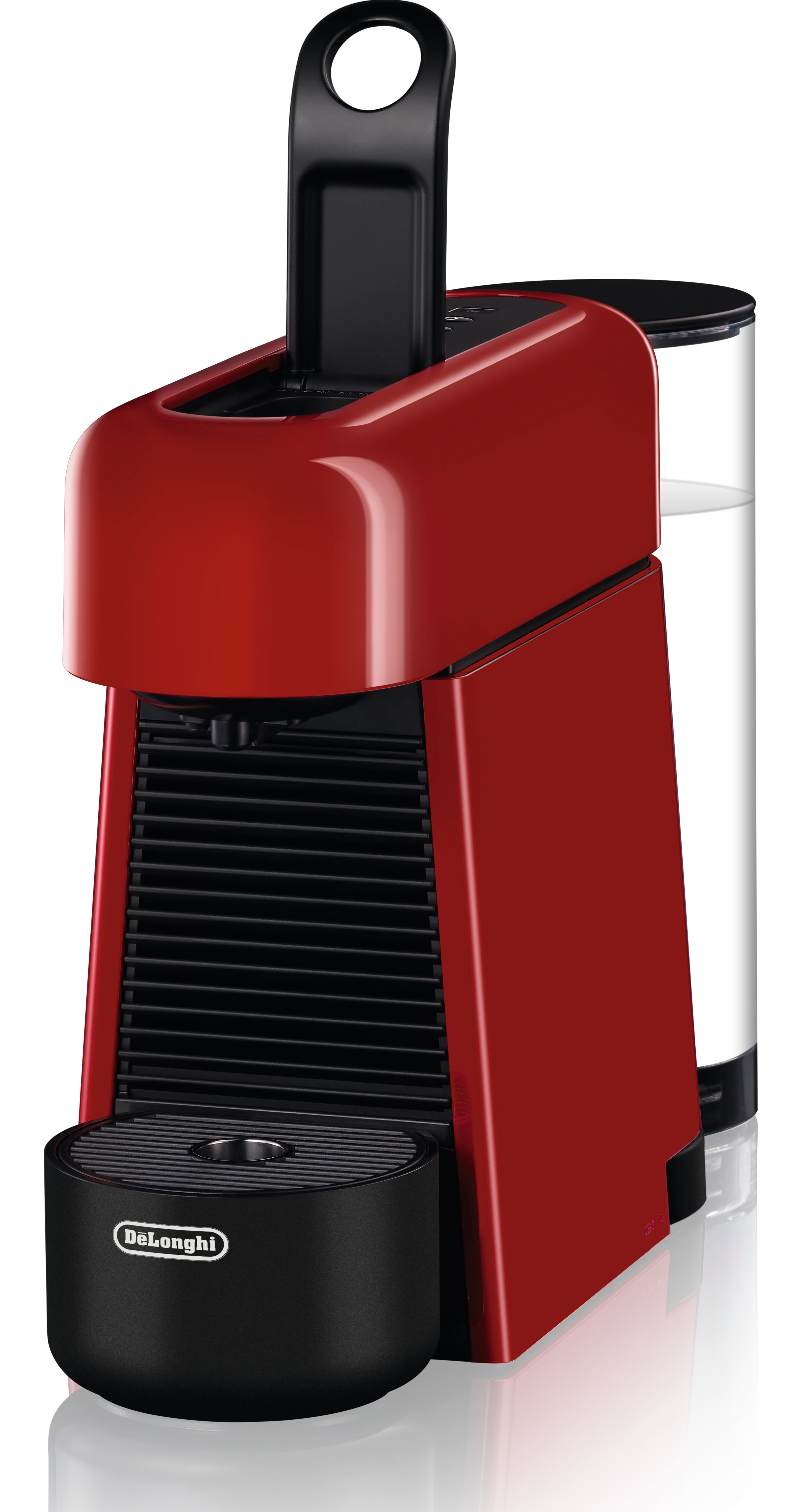 Nespresso Essenza Plus Espresso Machine by DeLonghi - Red - Image 2