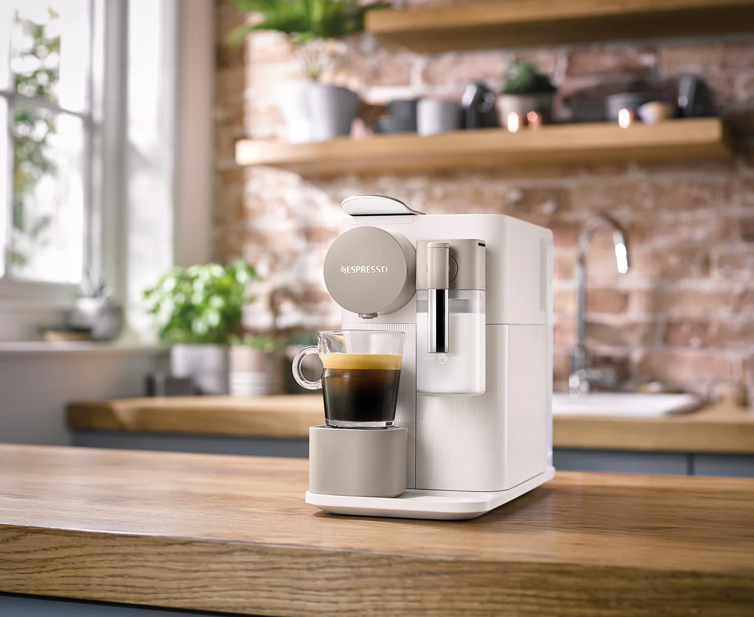 Nespresso Lattissima One Espresso Machine by DeLonghi - Silky White - Image 4