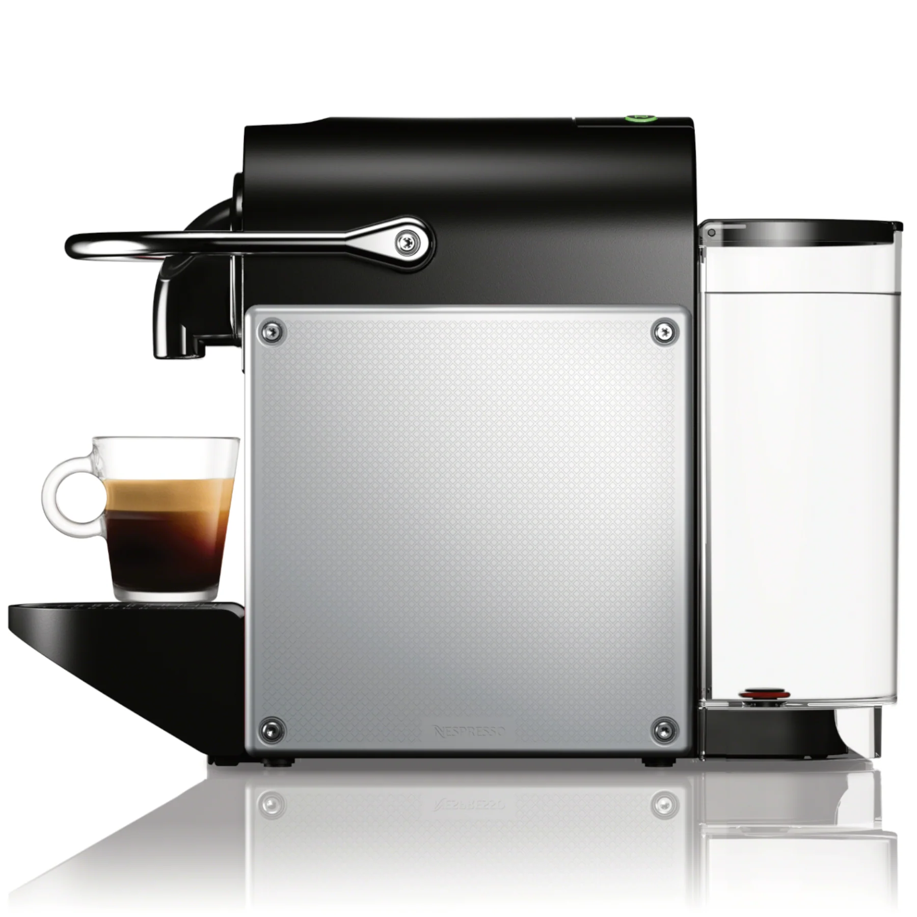 Nespresso Pixie Espresso Machine by DeLonghi with Aeroccino - Aluminum - Image 4