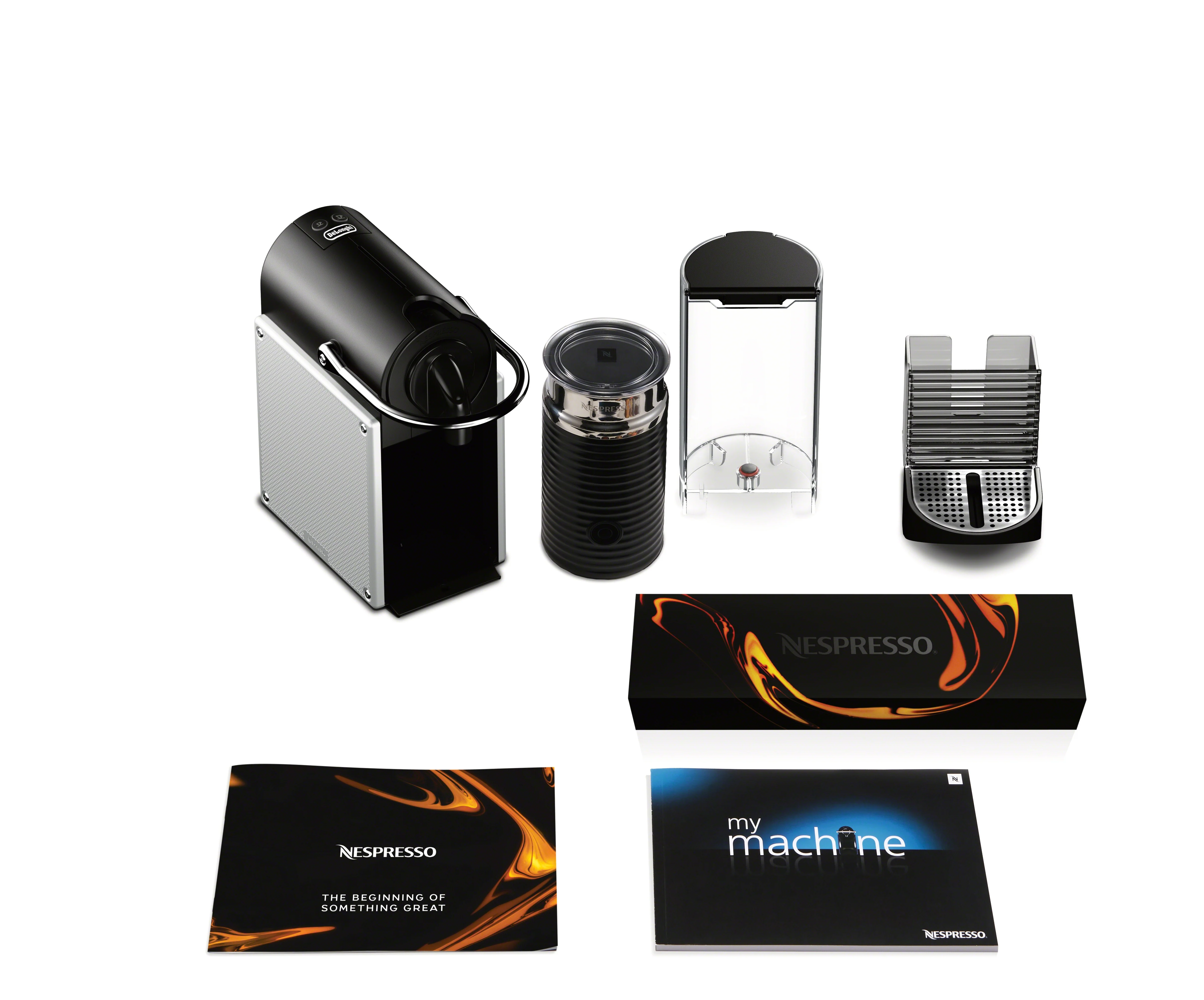 Nespresso Pixie Espresso Machine by DeLonghi with Aeroccino - Aluminum - Image 7