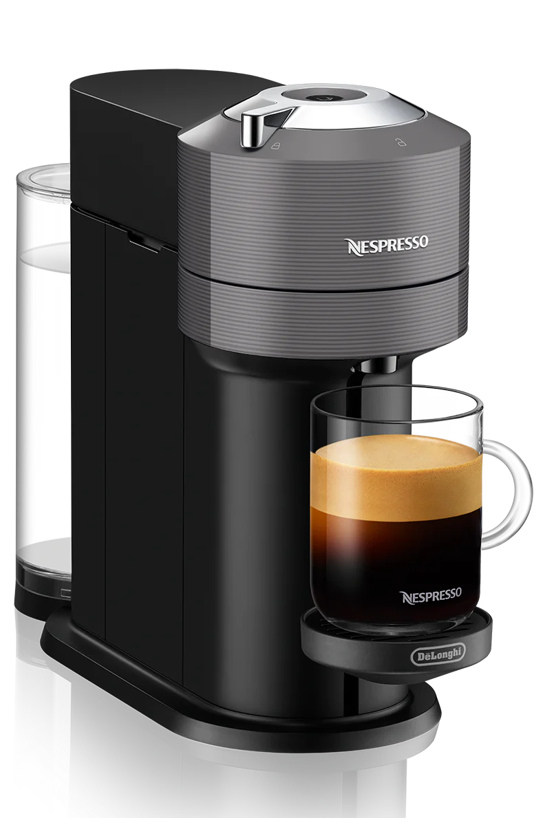 Nespresso Vertuo Next Espresso Machine by DeLonghi with Aeroccino - Grey - Image 3