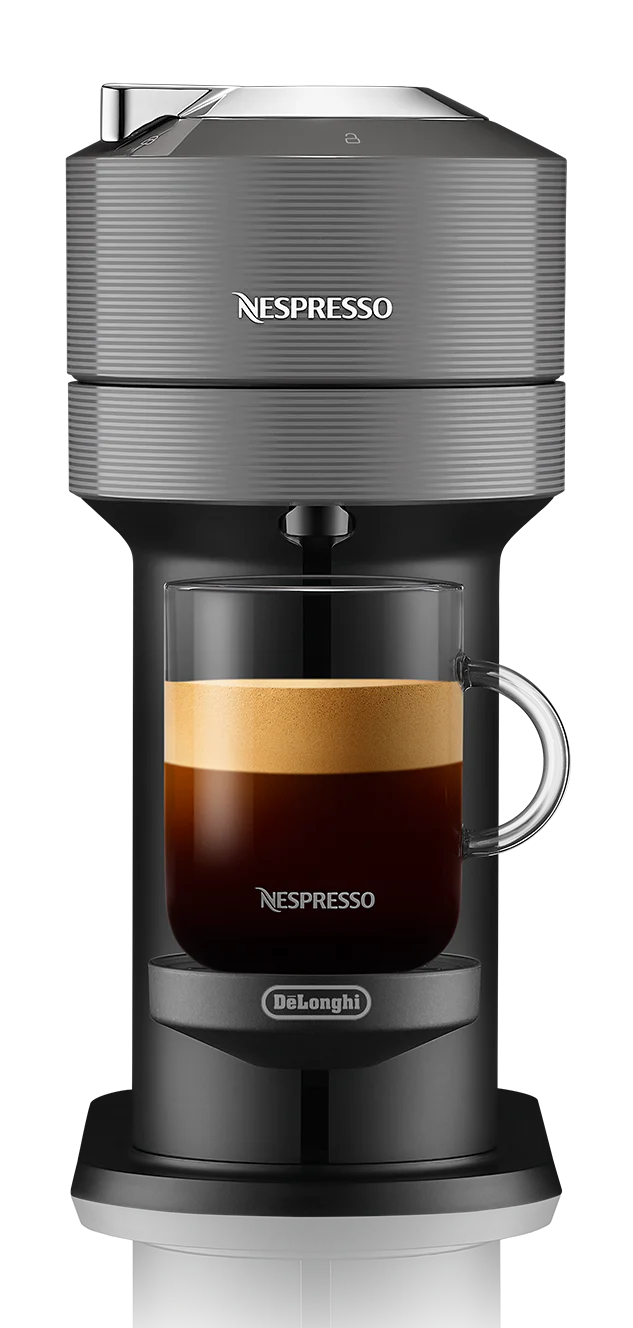 Nespresso Vertuo Next Espresso Machine by DeLonghi with Aeroccino - Grey - Image 4