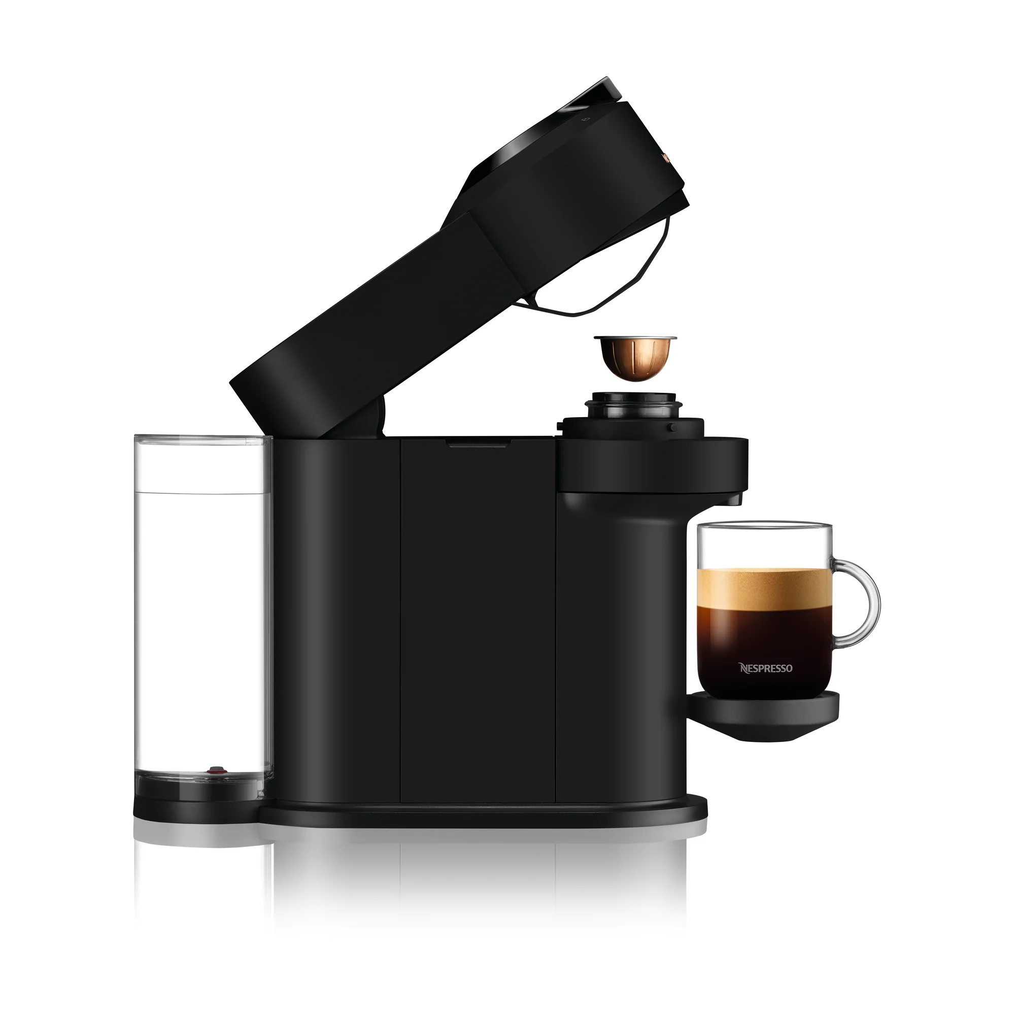 Nespresso Vertuo Next Espresso Machine by DeLonghi with Aeroccino - Matte Black - Image 4