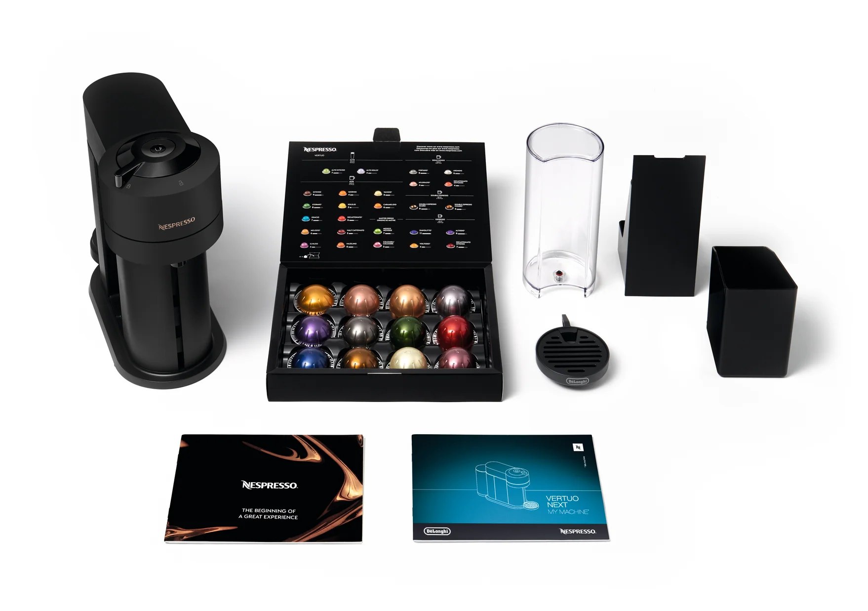 Nespresso Vertuo Next Espresso Machine by DeLonghi with Aeroccino - Matte Black - Image 6