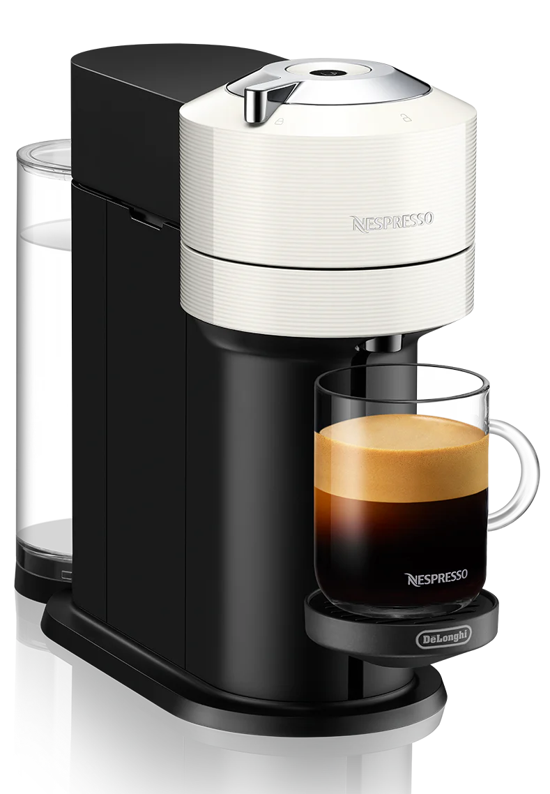 Nespresso Vertuo Next Espresso Machine by DeLonghi with Aeroccino - White - Image 4
