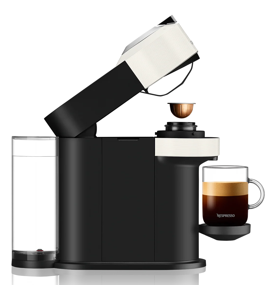 Nespresso Vertuo Next Espresso Machine by DeLonghi with Aeroccino - White - Image 5